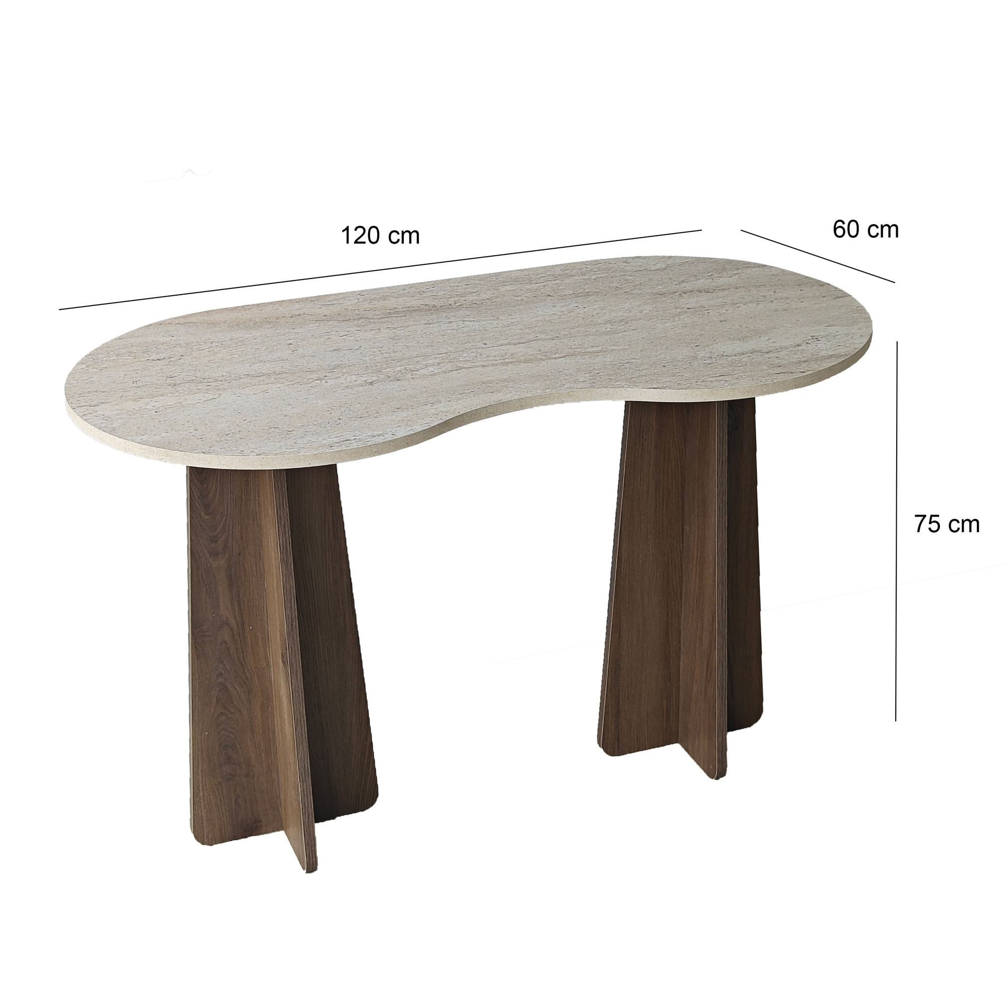Birou Infini, 120 x 75 x 60 cm, PAL melaminat