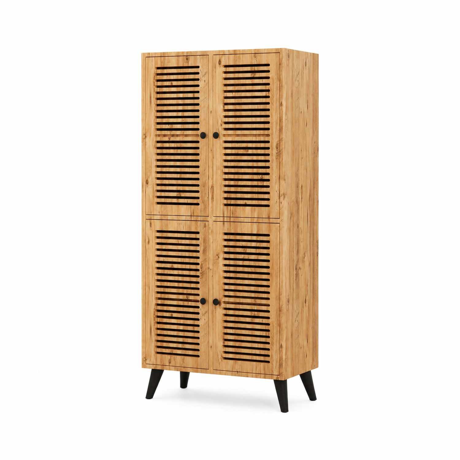 Dulap Deneb, 70 x 160 x 33 cm, MDF, fixare pe perete, capacitate 32 kg — imaginea 3
