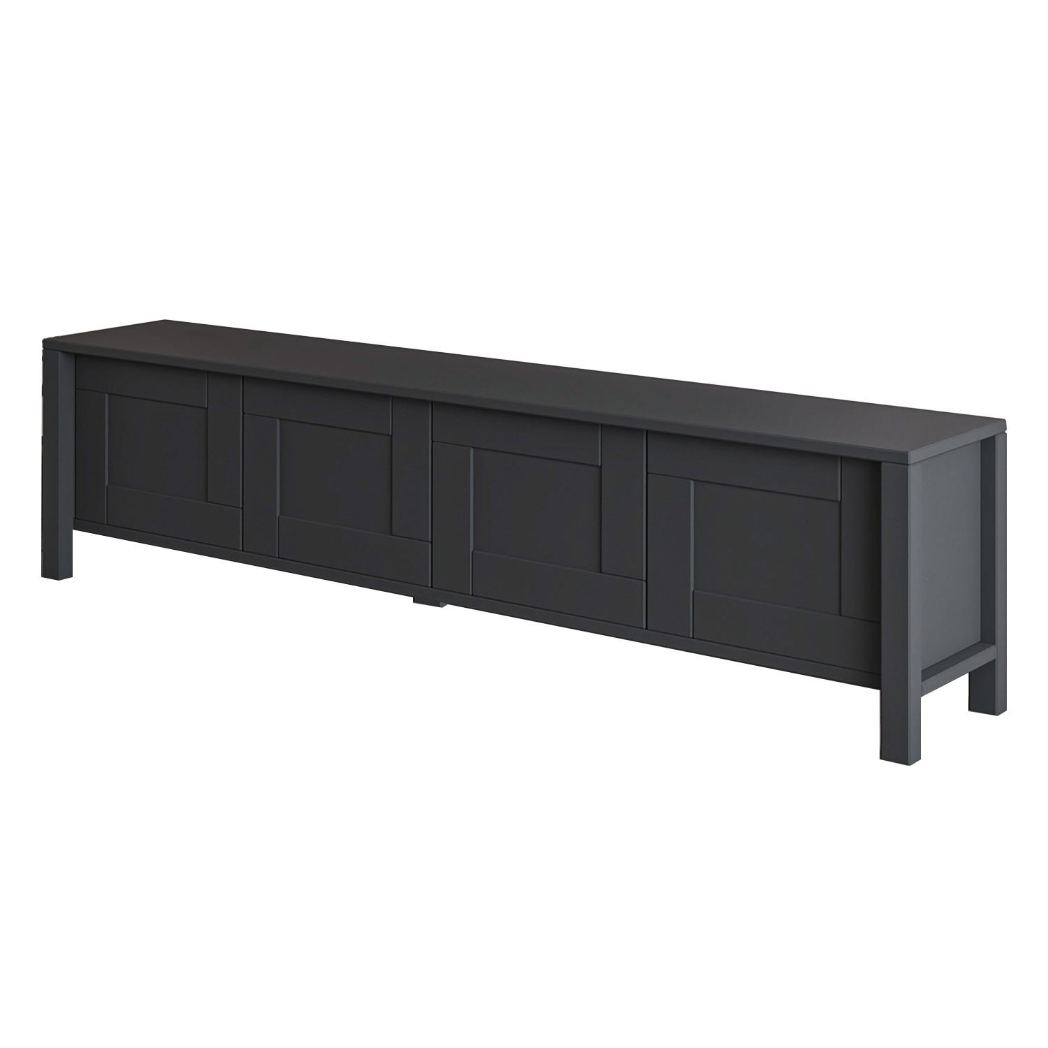 Comoda TV Vachel, 160 x 45 x 35 cm, PAL melaminat, fixare pe perete — imaginea 2