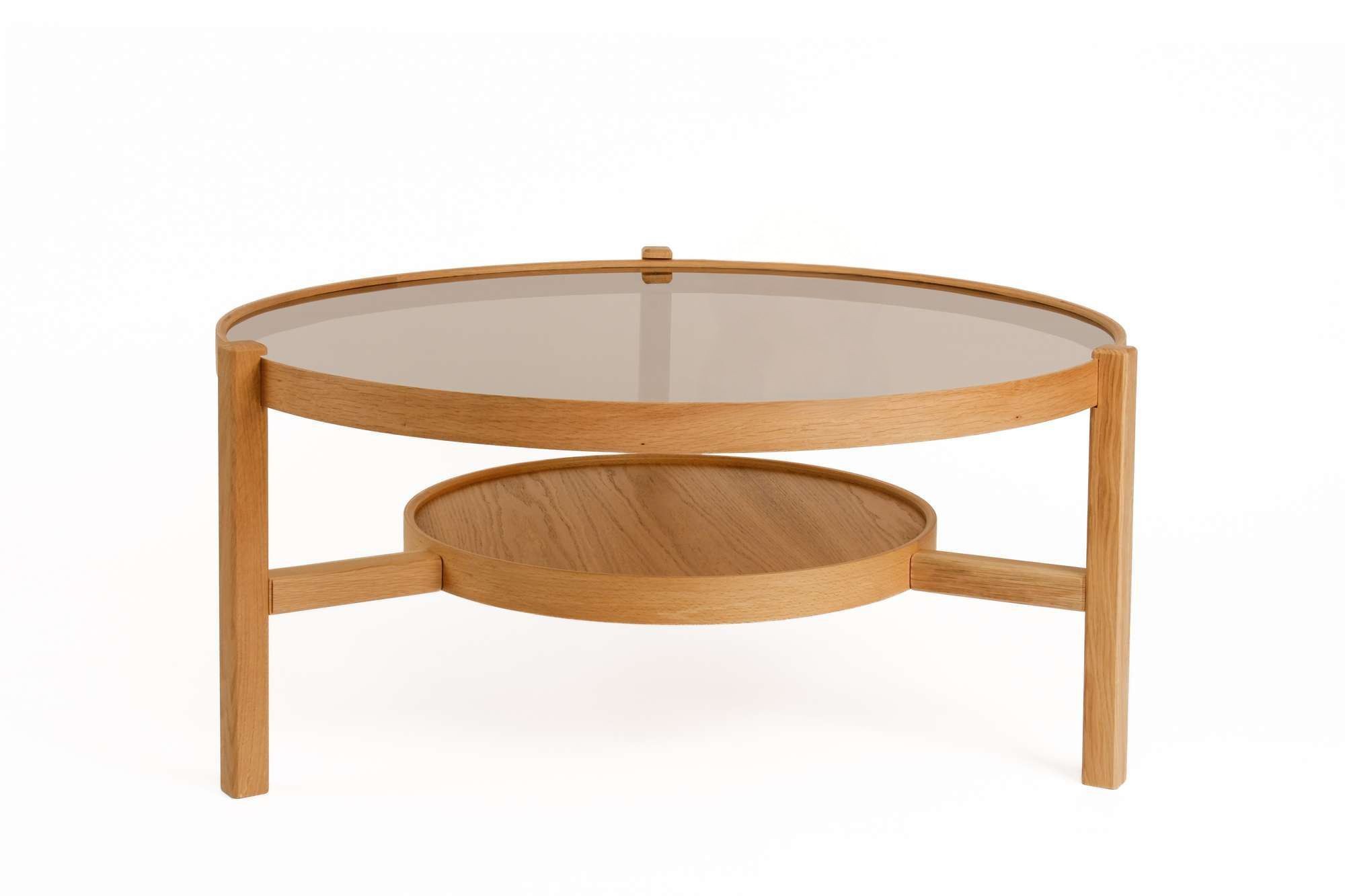 Masă de cafea Flora, lemn, design compact — imaginea 2