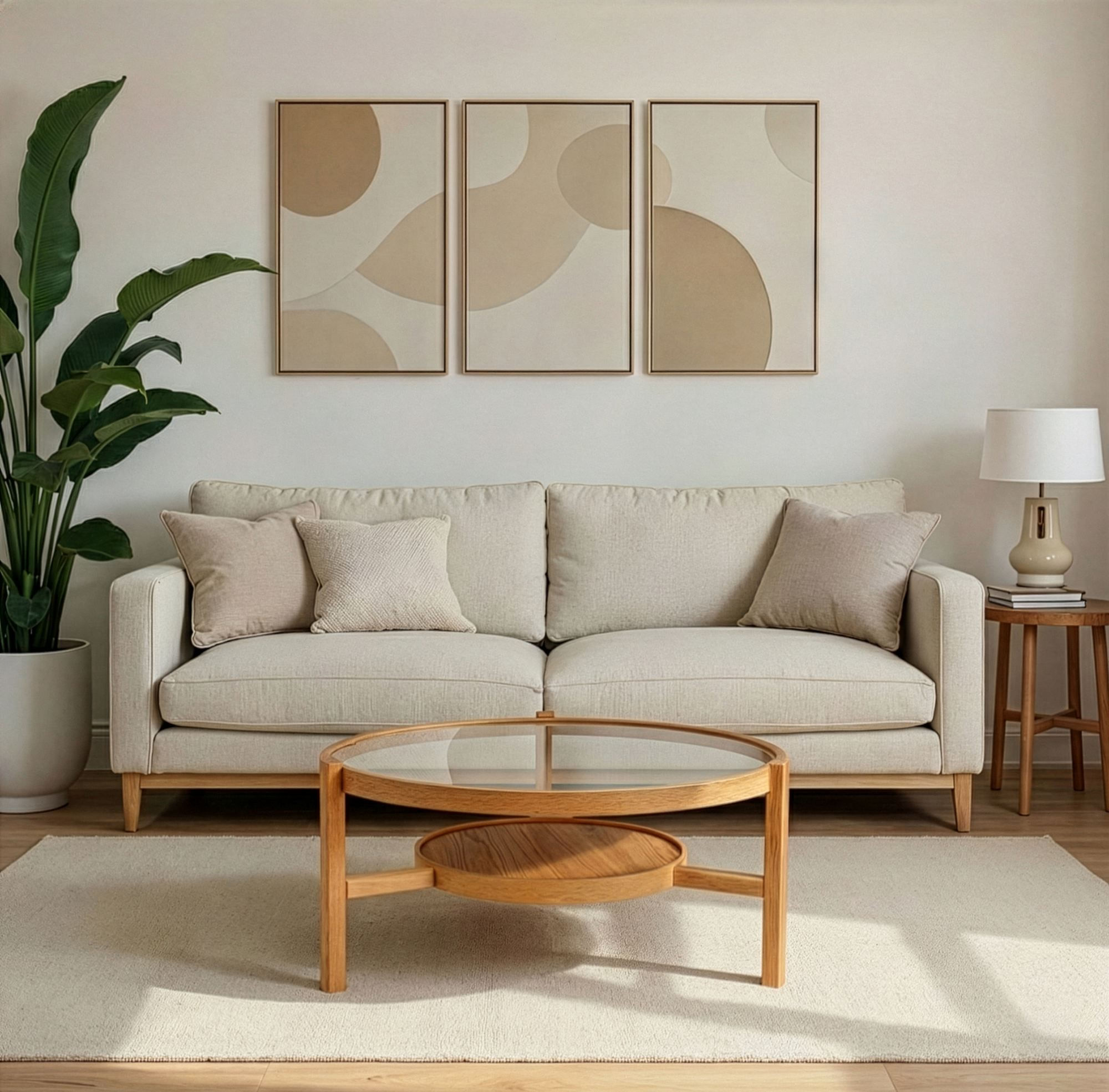 Masă de cafea Flora, lemn, design compact — imaginea 4