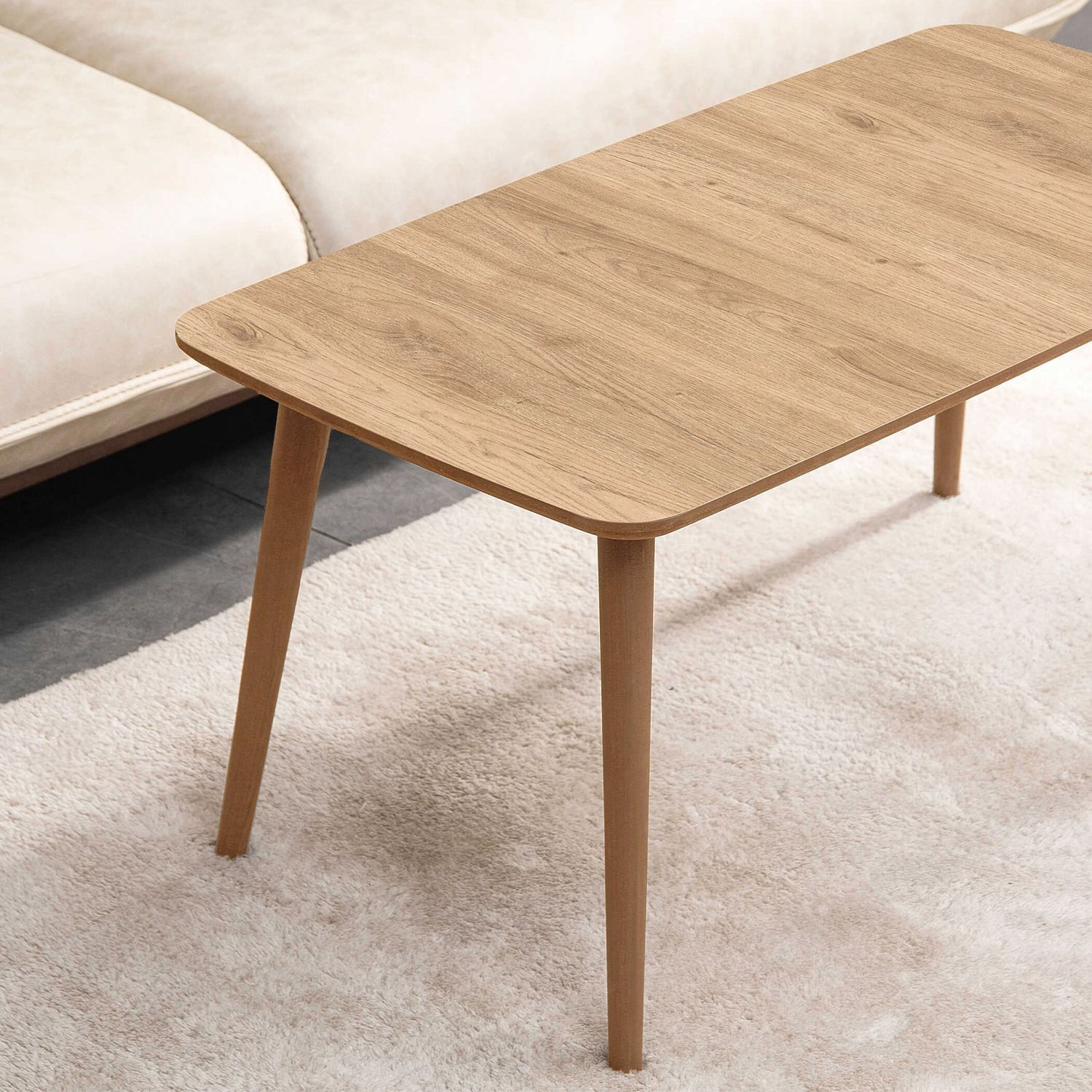 Masă de cafea Luci, 100 x 45 x 53 cm, MDF, design compact — imaginea 4