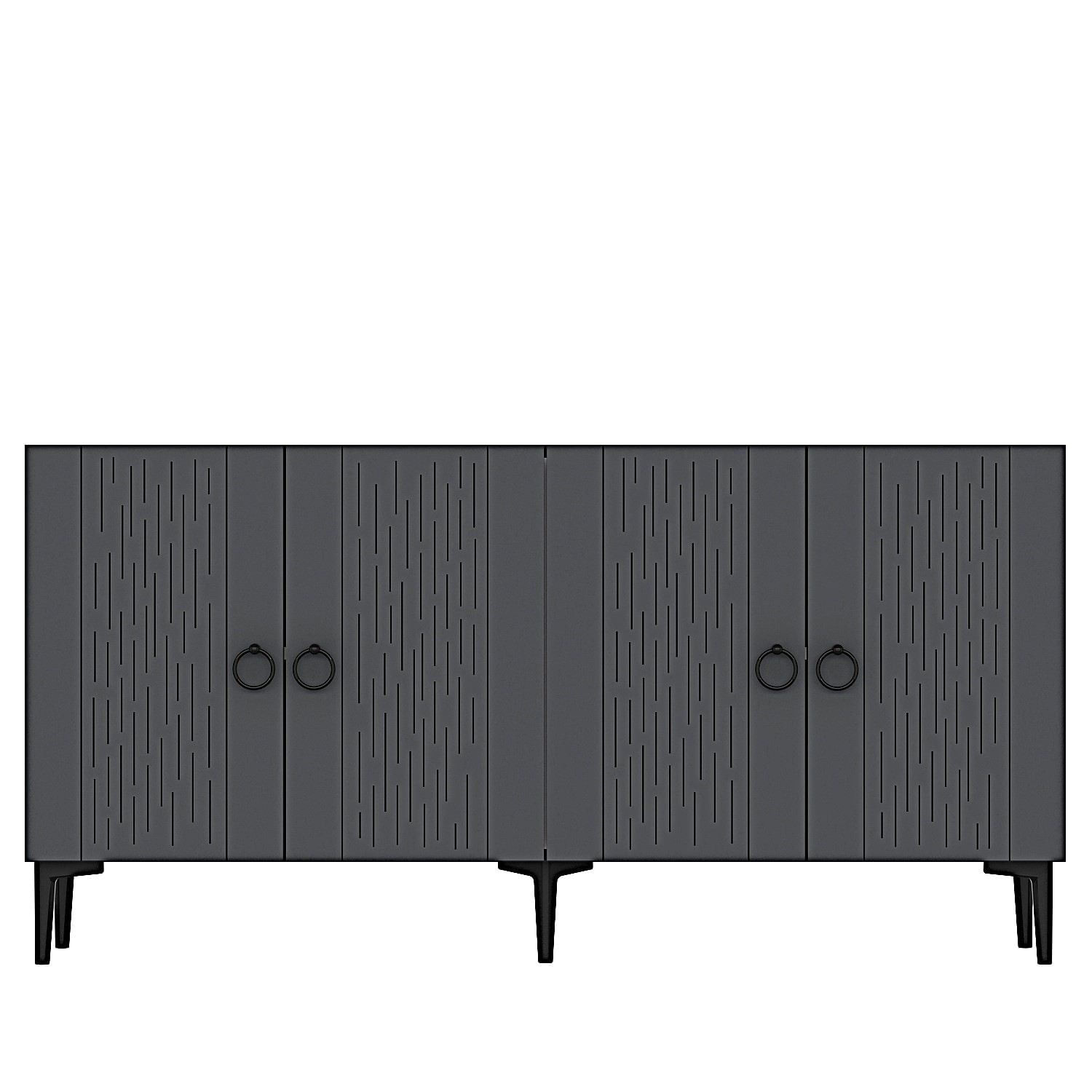 Consola Rain 150, 150 x 75 x 32 cm, PAL melaminat, spatiu de depozitare, fixare pe perete — imaginea 3