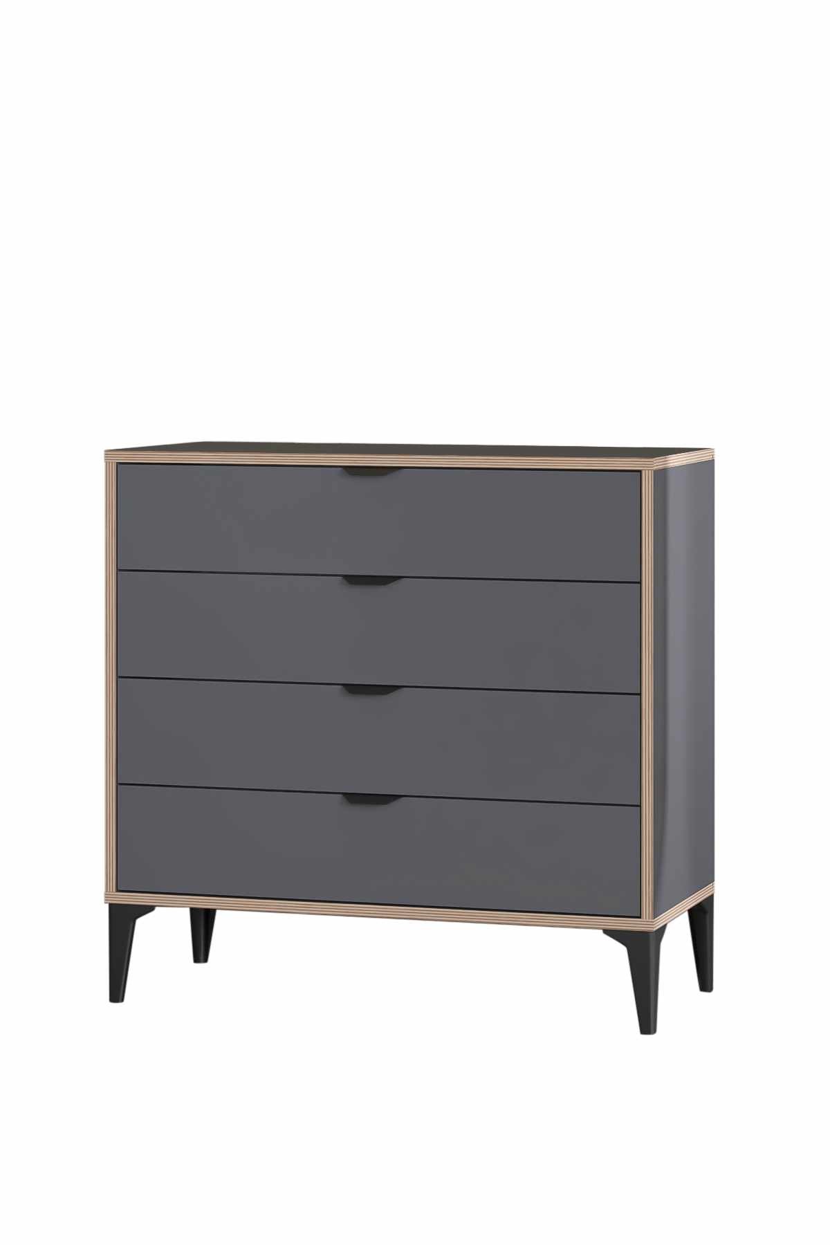 Comoda dormitor Arden 4, 90 x 88 x 40 cm, PAL melaminat — imaginea 9