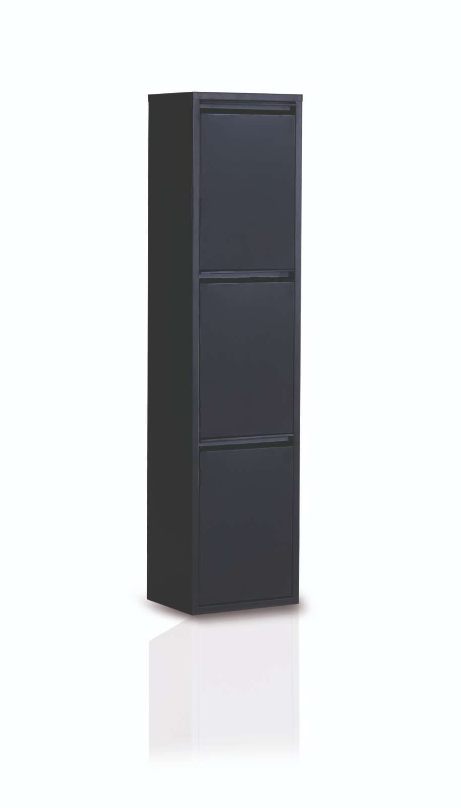 Dulap Doplo 3, 33 x 136 x 25 cm, metal, fixare pe perete — imaginea 3