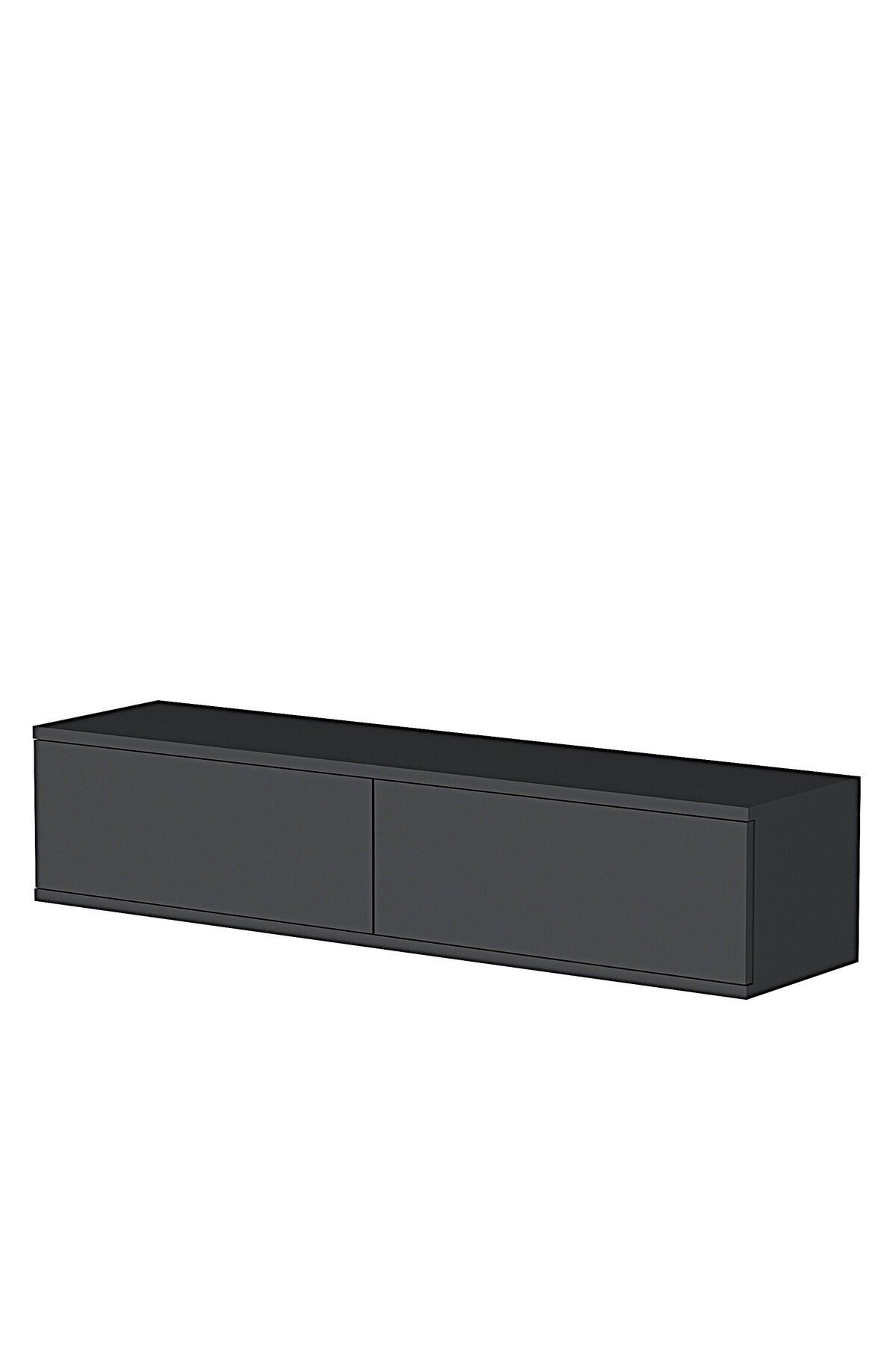 Comodă dormitor Aplos 120, 120 x 25, 5 x 29, 6 cm, PAL melaminat, fixare pe perete — imaginea 2