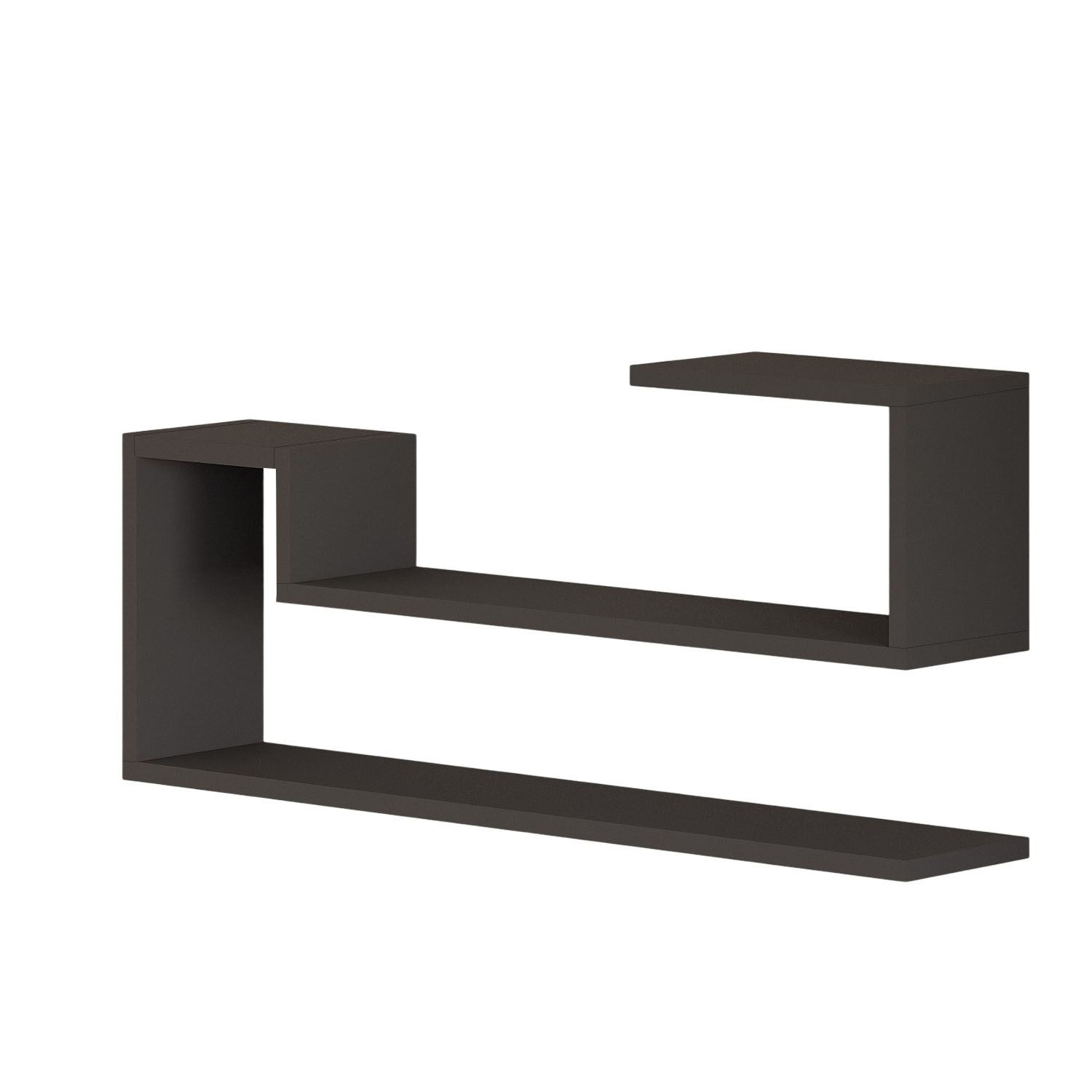 Raft de perete Ravi, PAL melaminat, design modern — imaginea 5