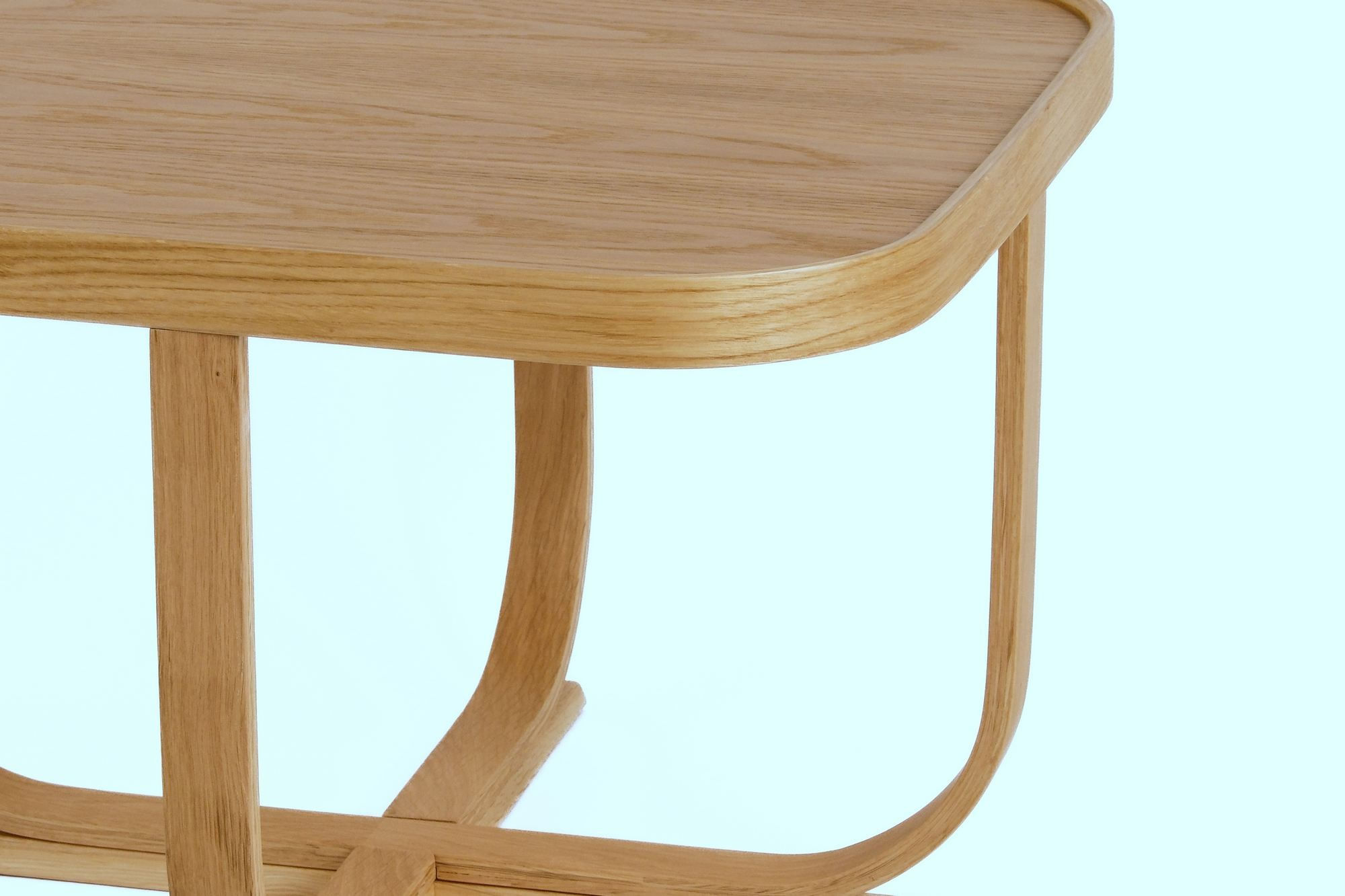 Masă de cafea Hisar 90, 90 x 45 x 90 cm, MDF, design compact — imaginea 2