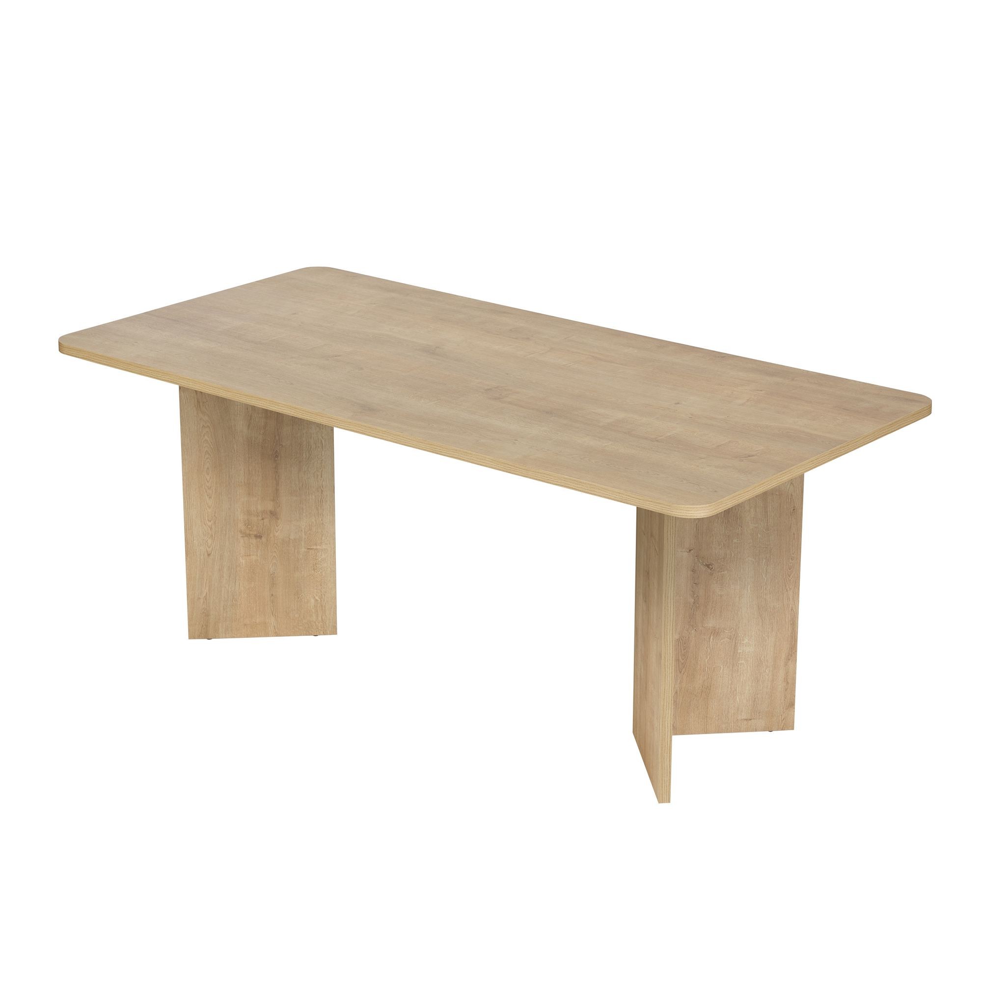Masă dining Linza, 180 x 75 x 90 cm, PAL melaminat, capacitate 70 kg — imaginea 3