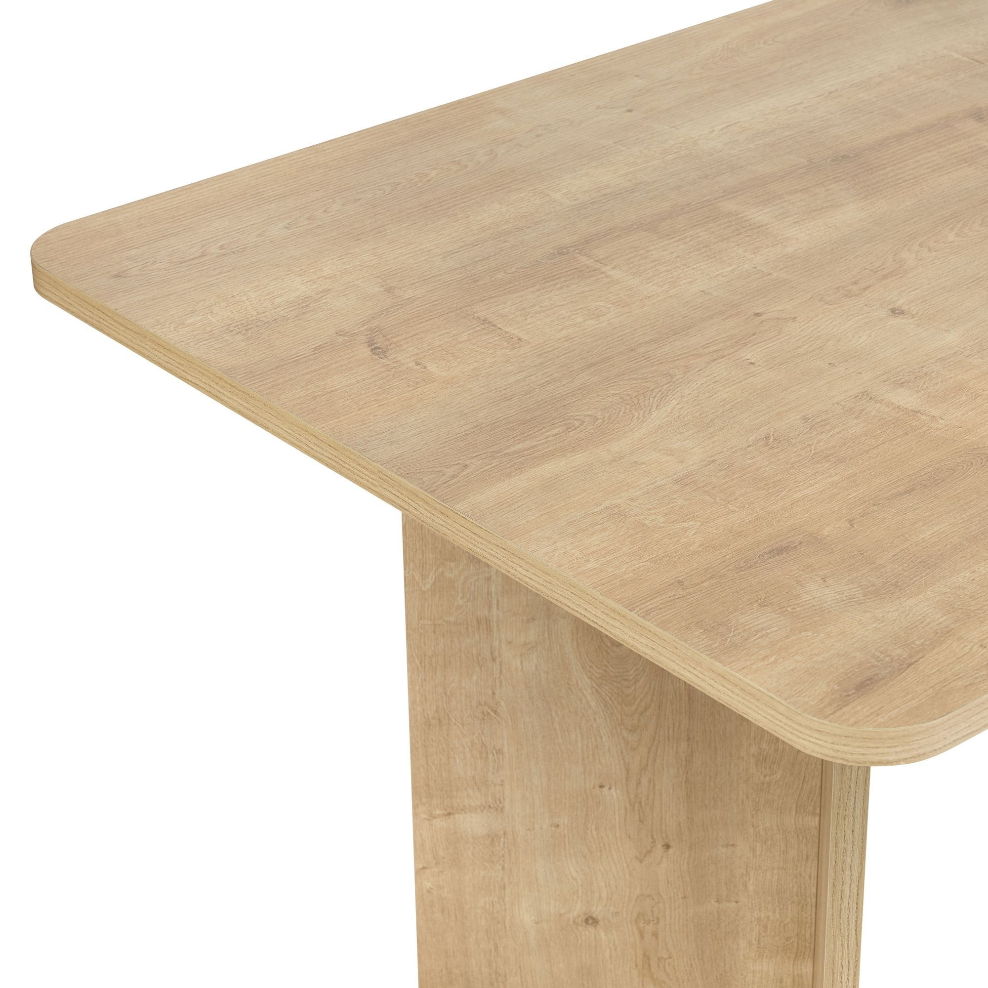 Masă dining Linza, 180 x 75 x 90 cm, PAL melaminat, capacitate 70 kg — imaginea 6