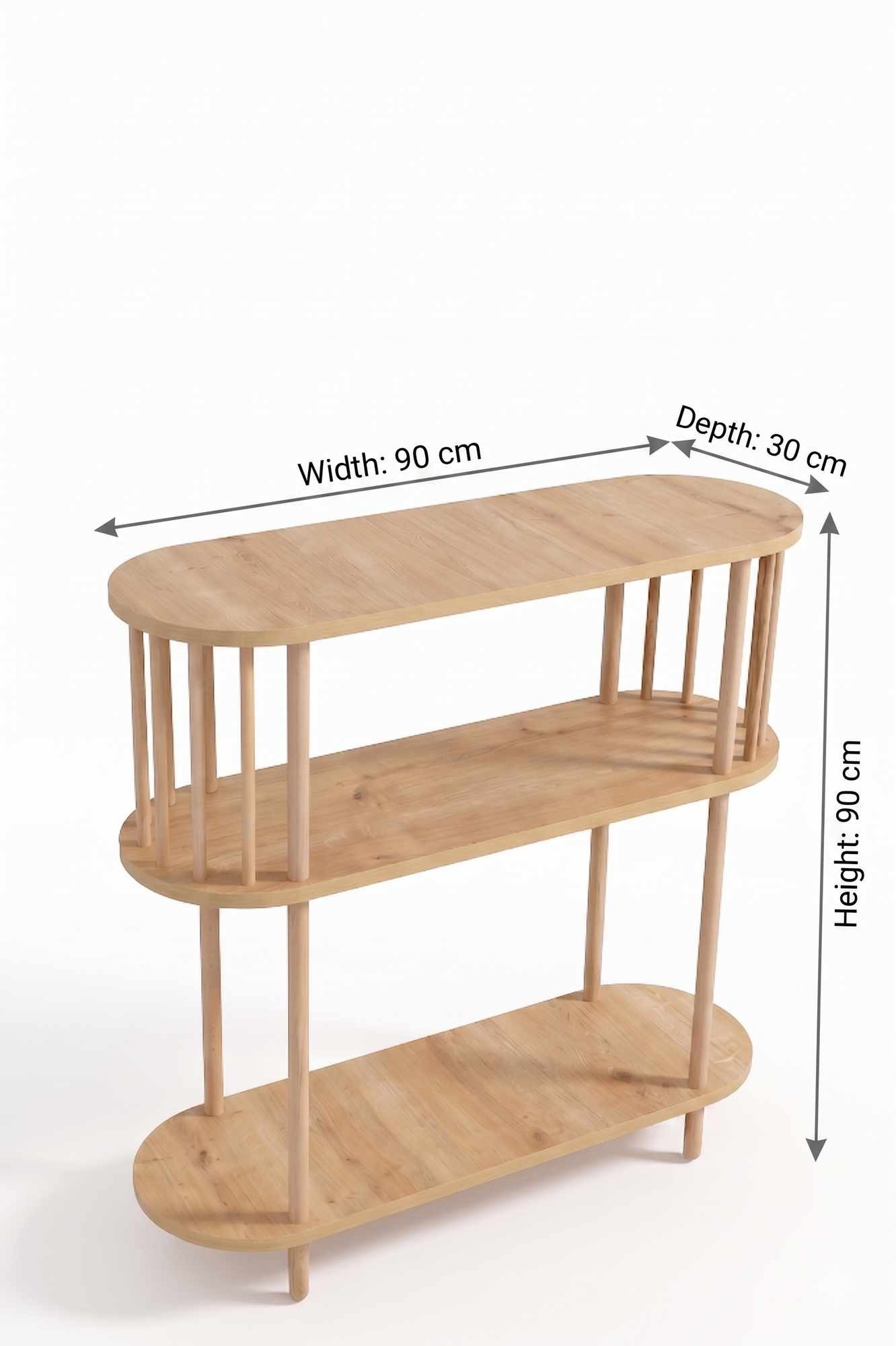 Bufet Peka-0119, 90 x 90 x 30 cm, PAL melaminat, capacitate 30 kg — imaginea 5