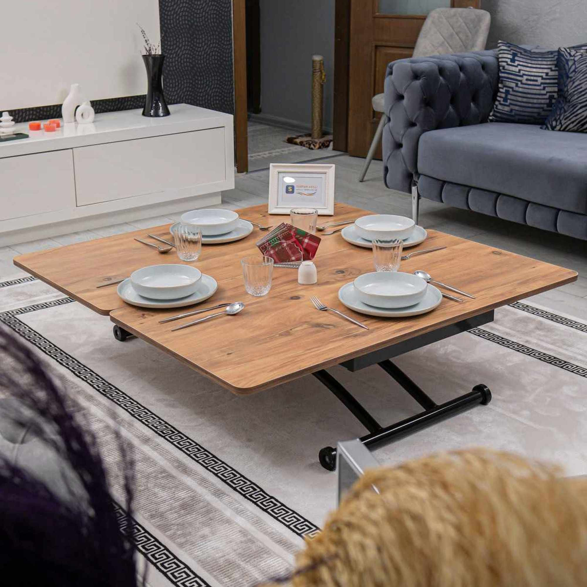 Masă de cafea Juppo Ext, MDF, capacitate 125 kg — imaginea 4