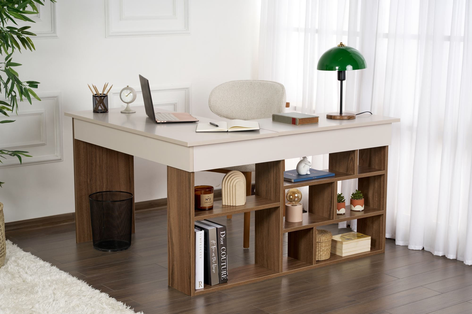 Birou Vesper, 130 x 72 x 120 cm, PAL melaminat — imaginea 4