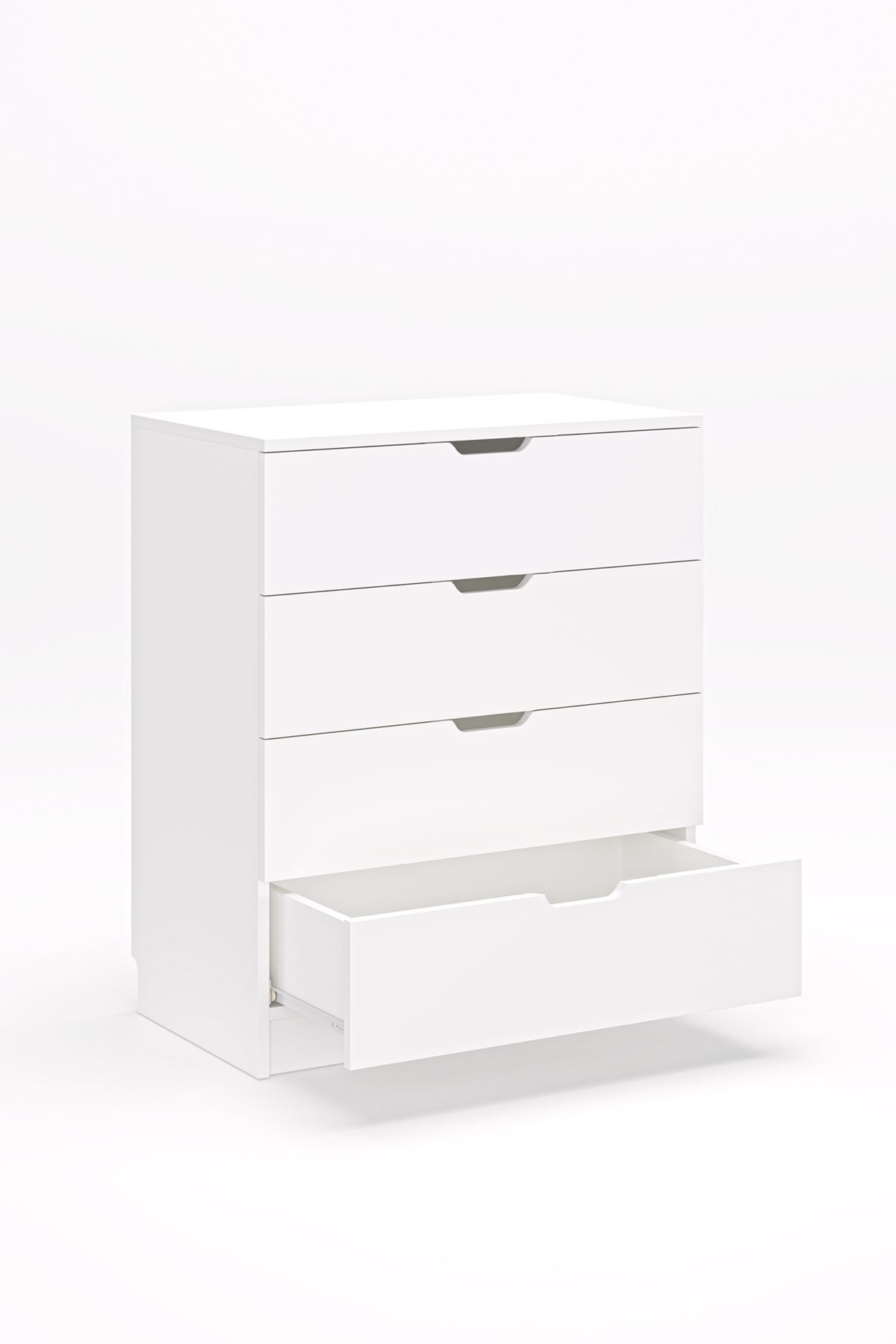 Comodă dormitor Lento, 75 x 90, 5 x 44, 5 cm, PAL melaminat, fixare pe perete, capacitate 10 kg — imaginea 5