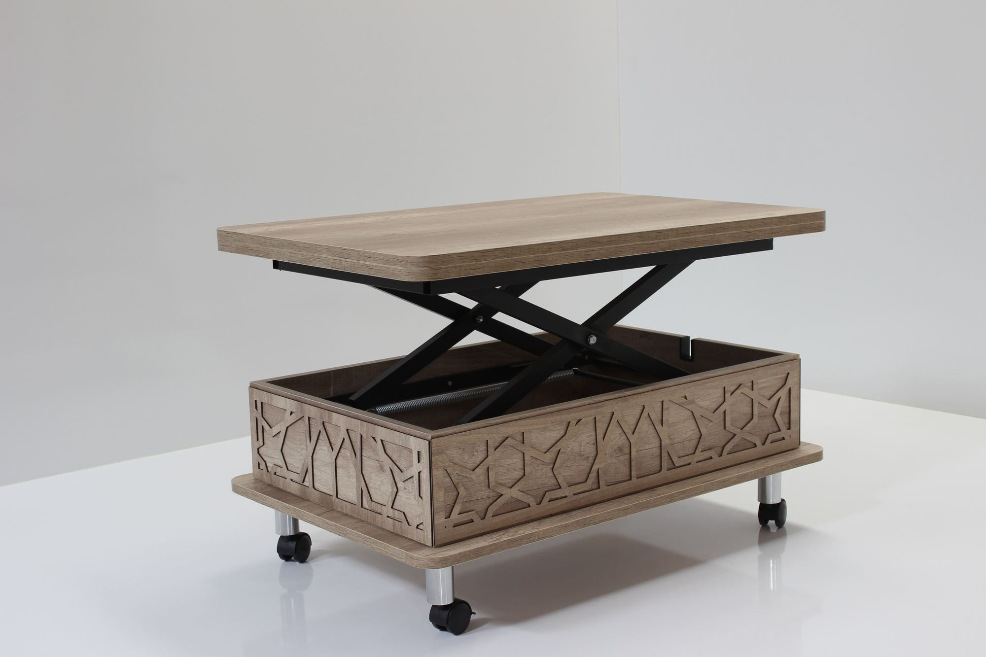 Masă de cafea Adt, 90 x 40 x 60 cm, PAL melaminat, design compact — imaginea 4