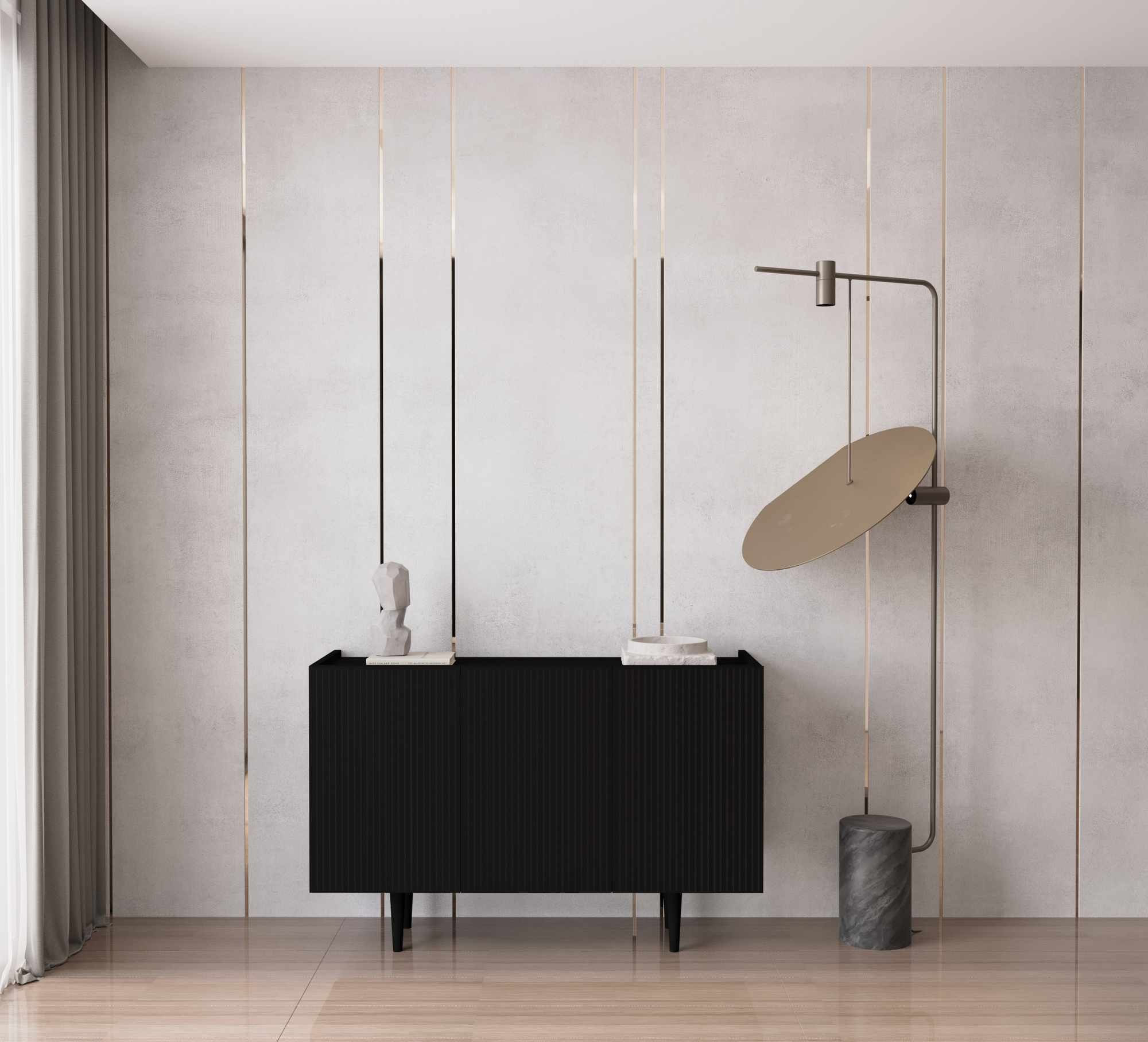 Consolă Capella 120, 120 x 60 x 40 cm, MDF, capacitate 30 kg — imaginea 5