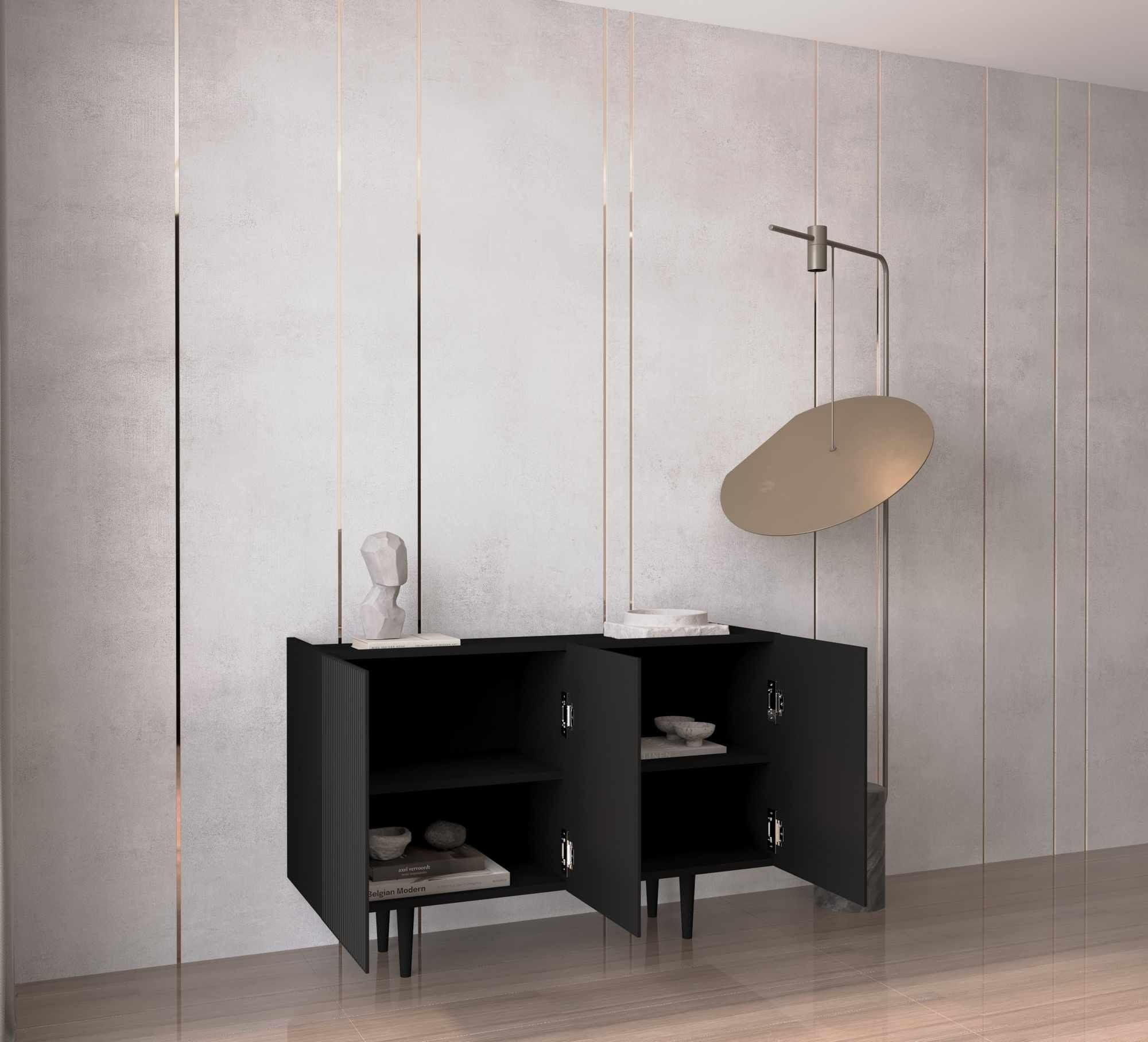 Consolă Capella 120, 120 x 60 x 40 cm, MDF, capacitate 30 kg — imaginea 6