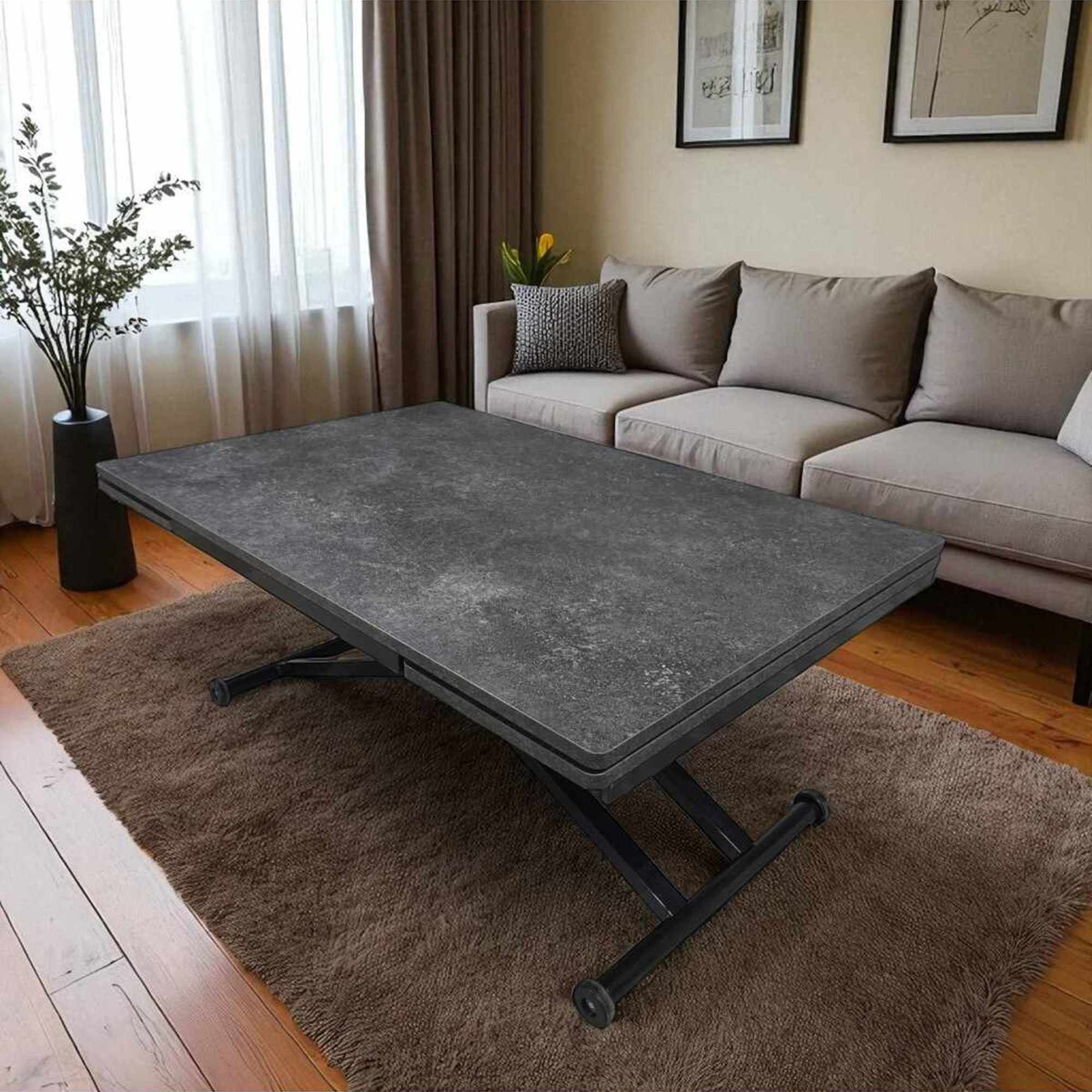 Masă dining Yan, MDF, capacitate 125 kg — imaginea 3