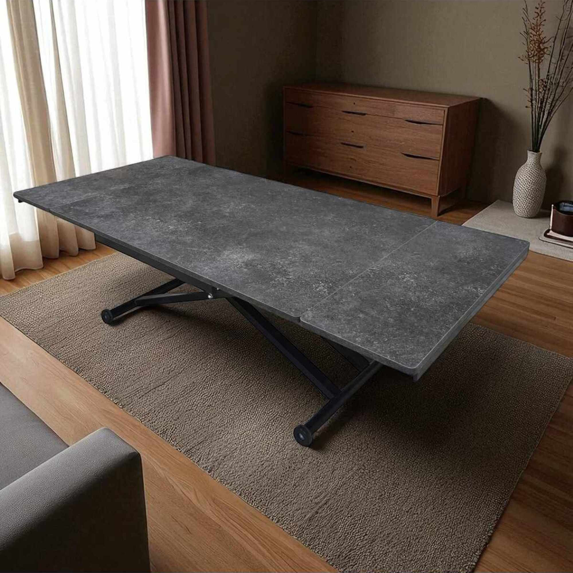 Masă dining Yan, MDF, capacitate 125 kg — imaginea 5