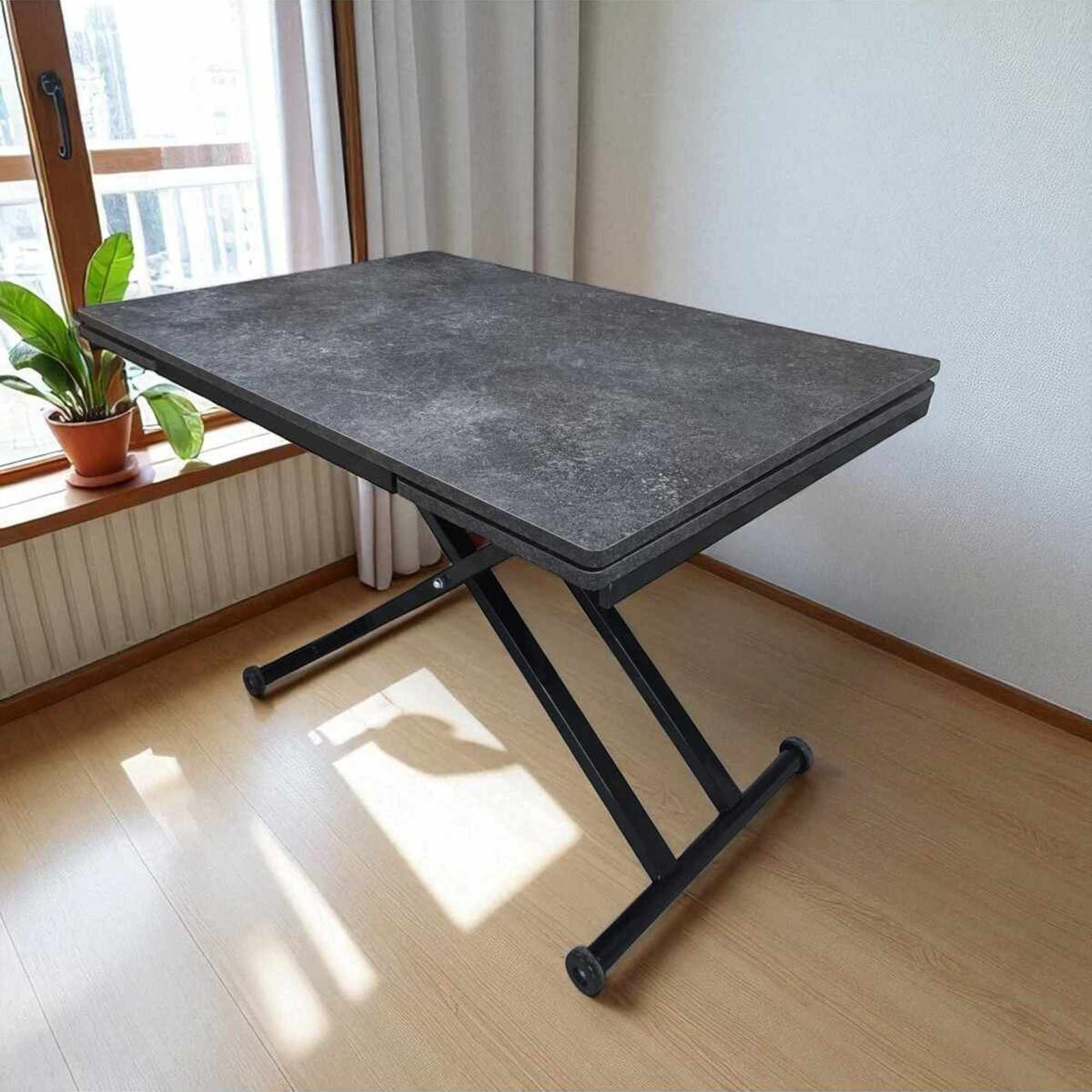 Masă dining Yan, MDF, capacitate 125 kg — imaginea 7
