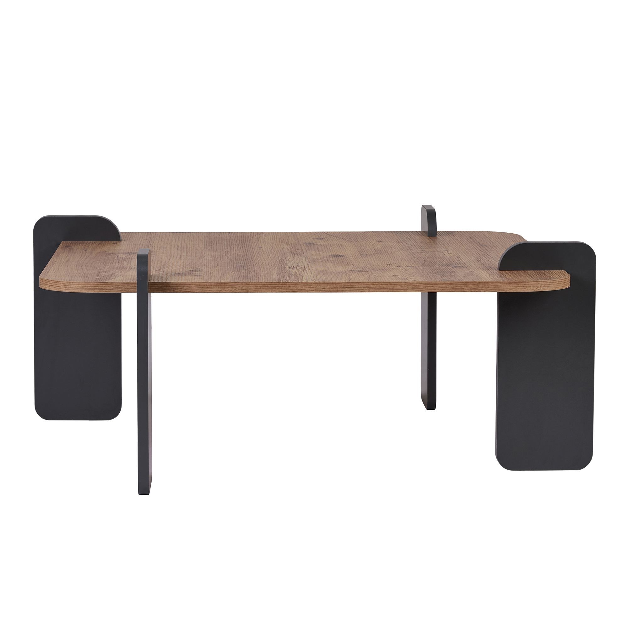 Masă de cafea Marais, 117 x 35 x 117 cm, PAL melaminat, design compact — imaginea 7