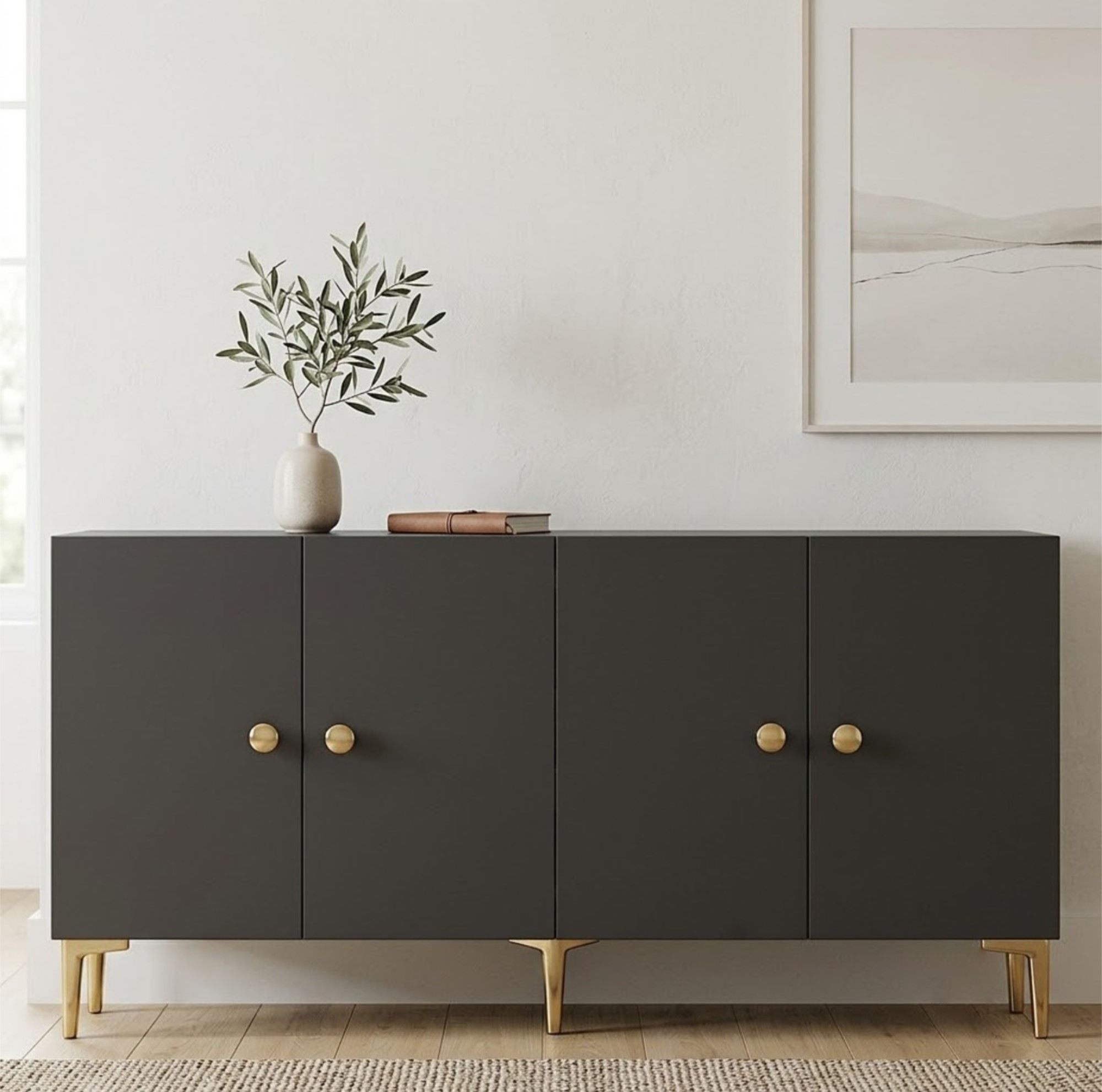 Consola Simple 180, 180 x 75 x 32 cm, PAL melaminat — imaginea 5