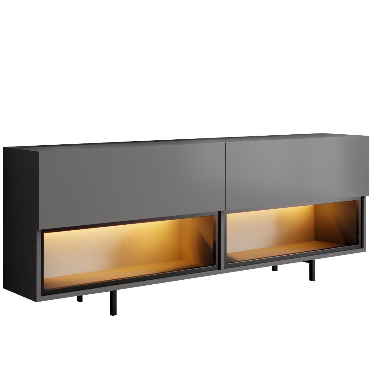 Comodă TV Ekol Down, 180 x 67 x 32 cm, PAL melaminat — imaginea 2
