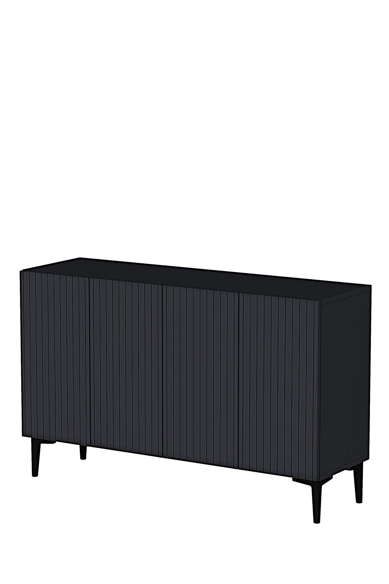Consola Zeynep 120, 120 x 79 x 32 cm, PAL melaminat, spatiu de depozitare, fixare pe perete — imaginea 3