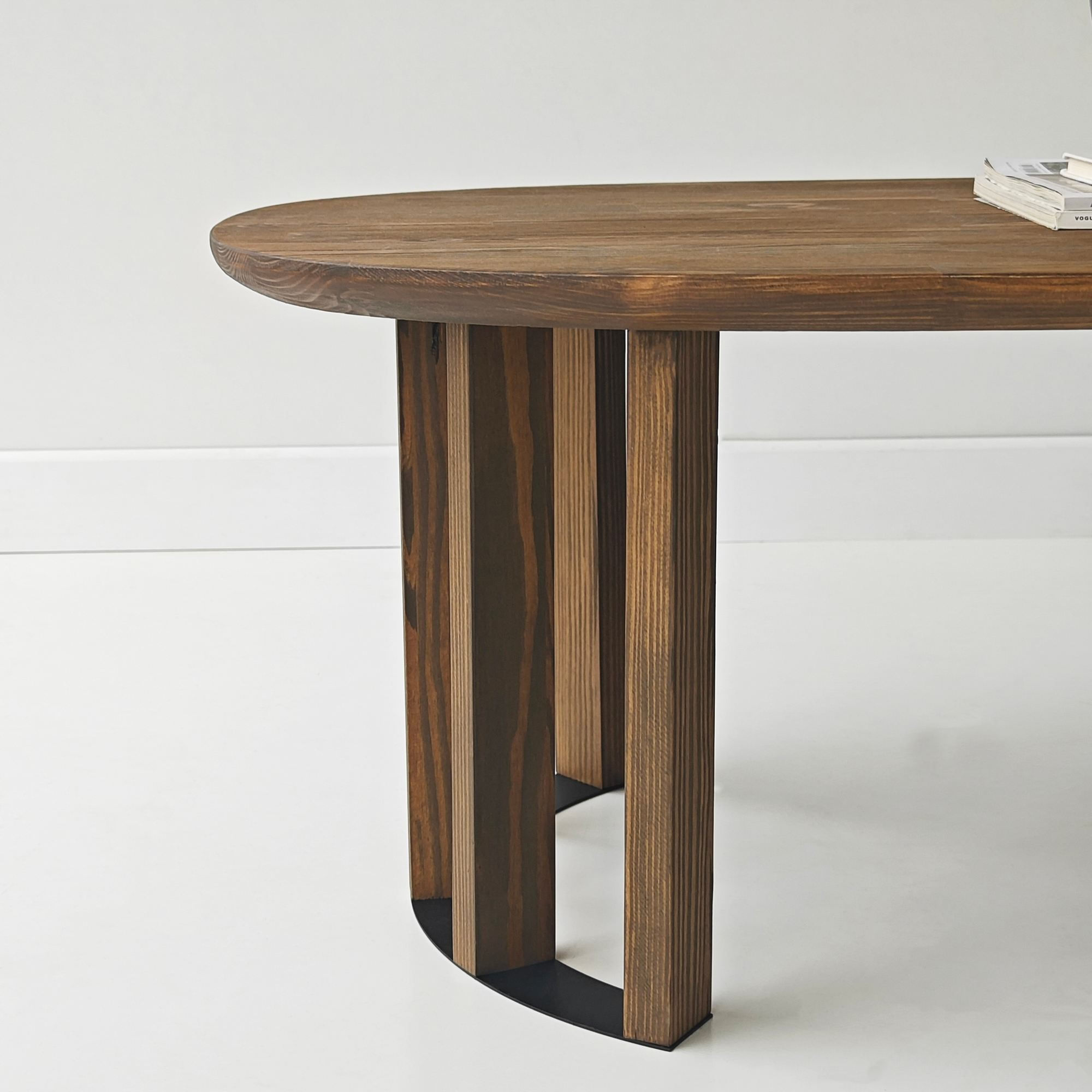 Masă de cafea Elysia, 120 x 40 x 60 cm, lemn, design compact — imaginea 2