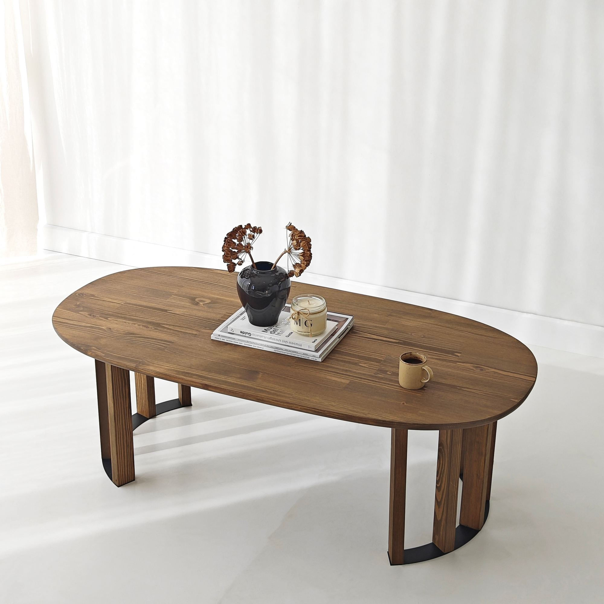 Masă de cafea Elysia, 120 x 40 x 60 cm, lemn, design compact — imaginea 6