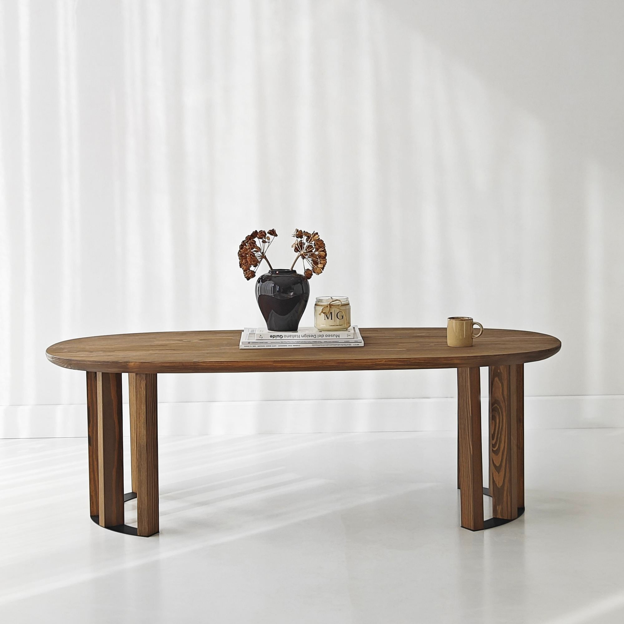 Masă de cafea Elysia, 120 x 40 x 60 cm, lemn, design compact — imaginea 8