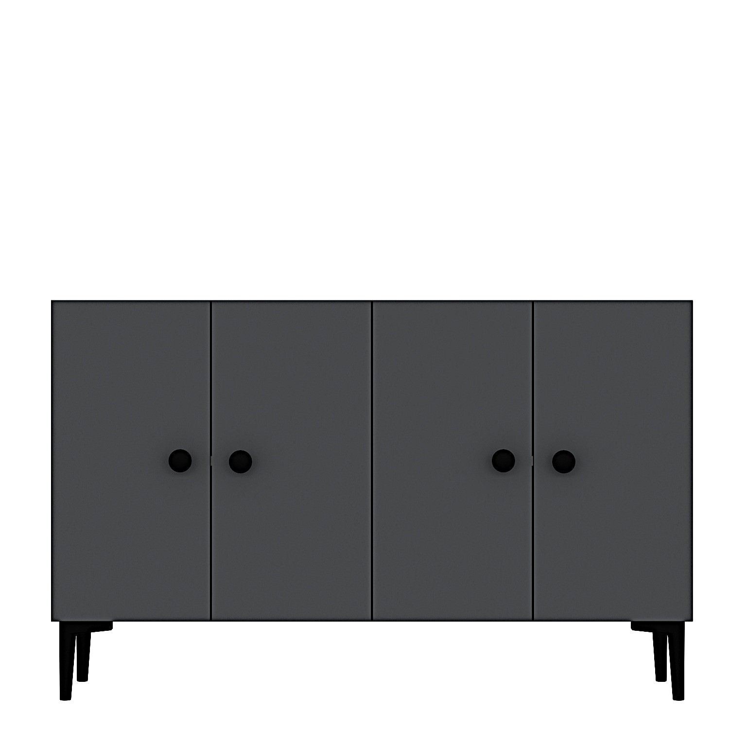 Consola Pella 120, 120 x 75 x 32 cm, PAL melaminat, spatiu de depozitare, fixare pe perete — imaginea 2
