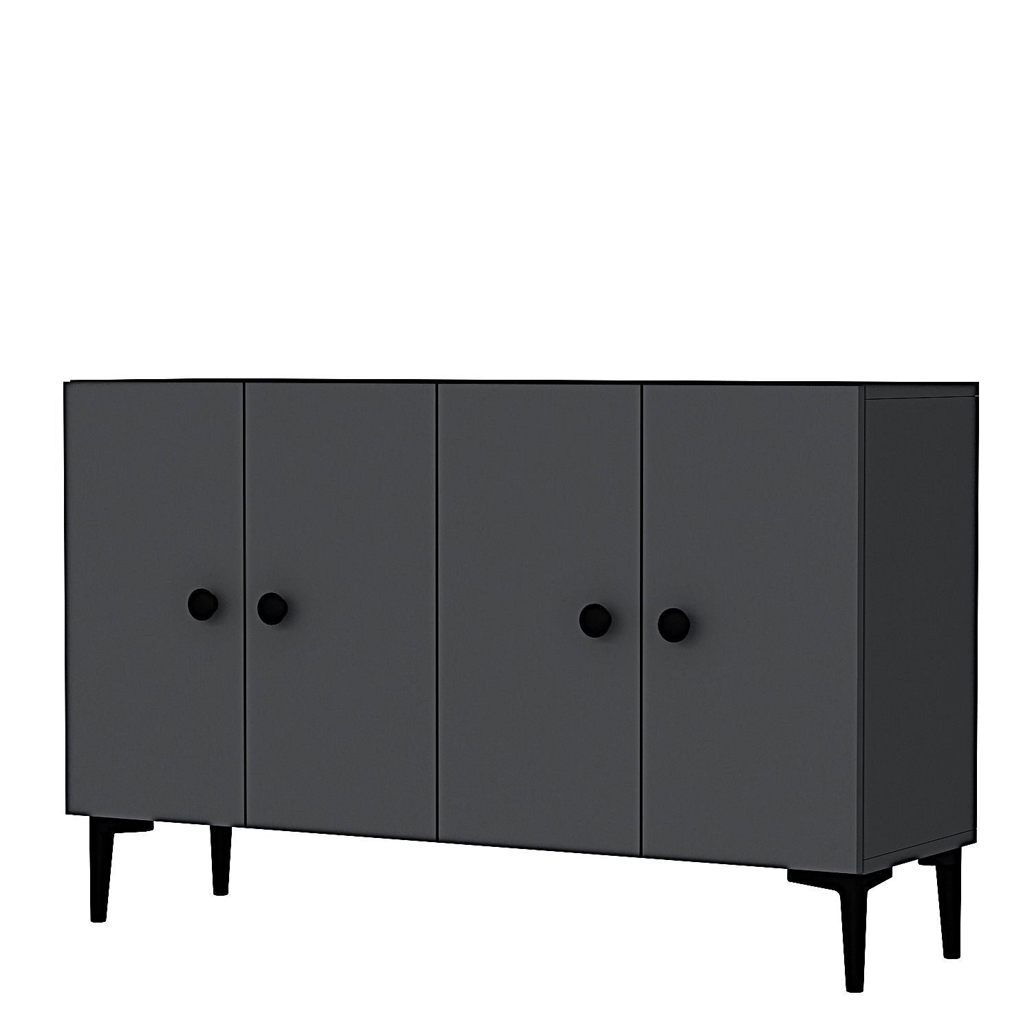Consola Pella 120, 120 x 75 x 32 cm, PAL melaminat, spatiu de depozitare, fixare pe perete — imaginea 4