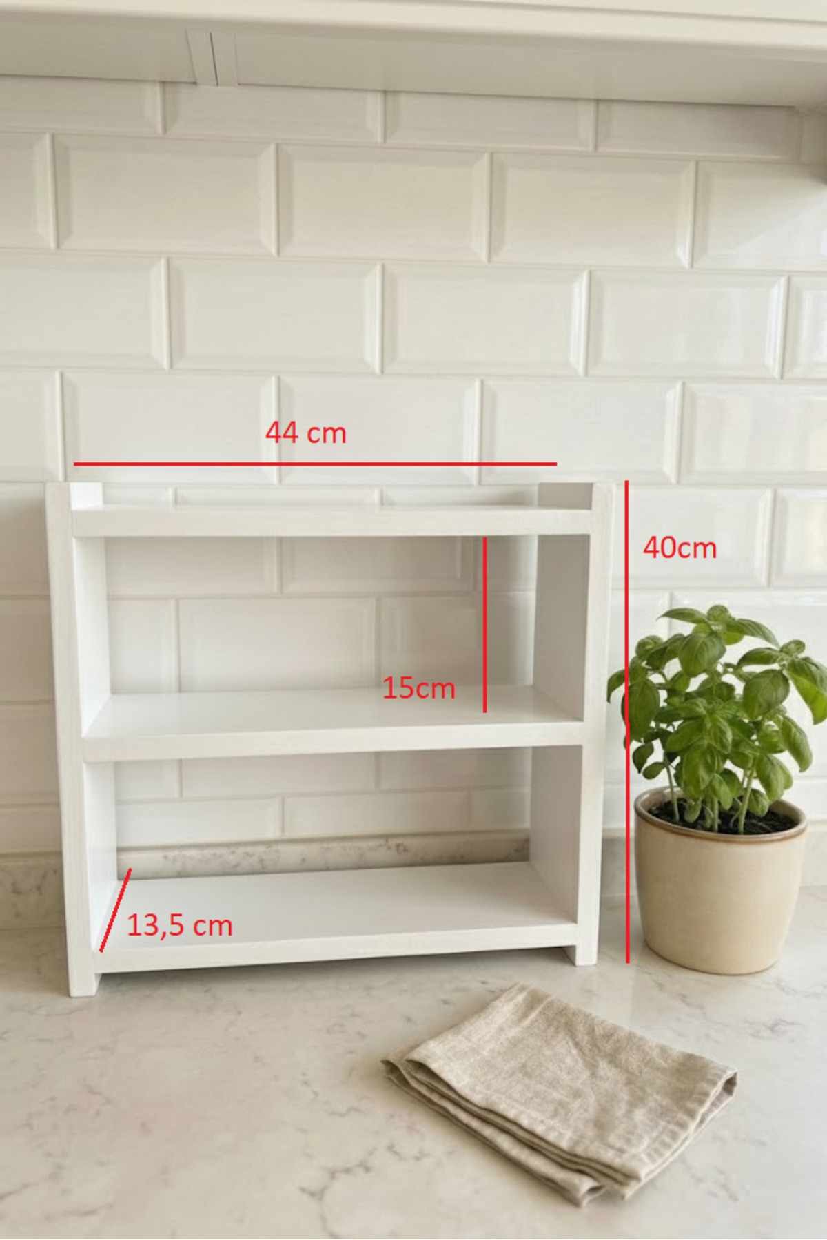 Raft bucătărie Ck30C, 44 x 40 x 13, 5 cm, PAL melaminat, design modern — imaginea 2