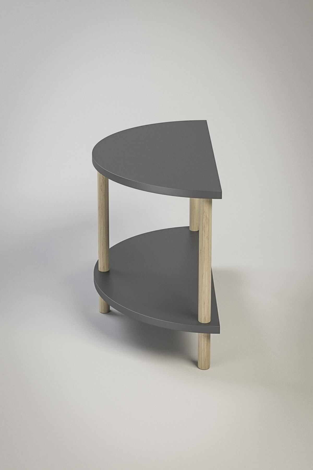 Masă de cafea Peka-0007, 60 x 42 x 30 cm, PAL melaminat, design compact — imaginea 4