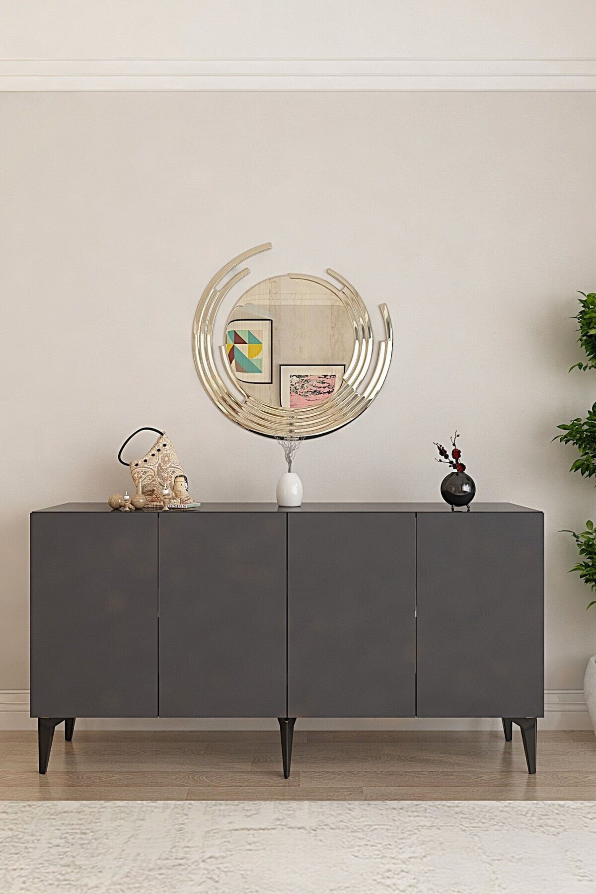 Consola Lipa 150, 125 x 75 x 32 cm, PAL melaminat — imaginea 4