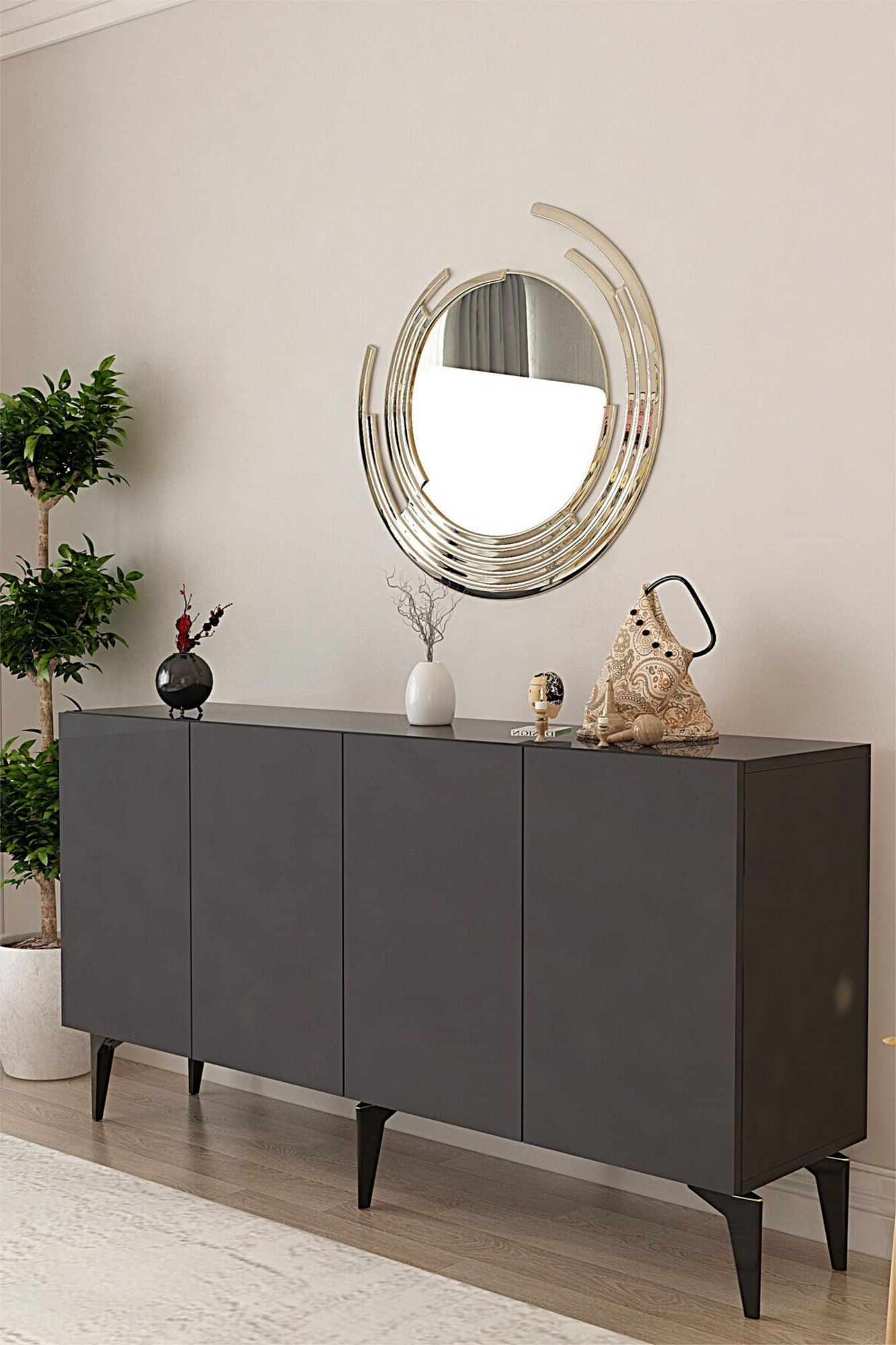 Consola Lipa 150, 125 x 75 x 32 cm, PAL melaminat — imaginea 7