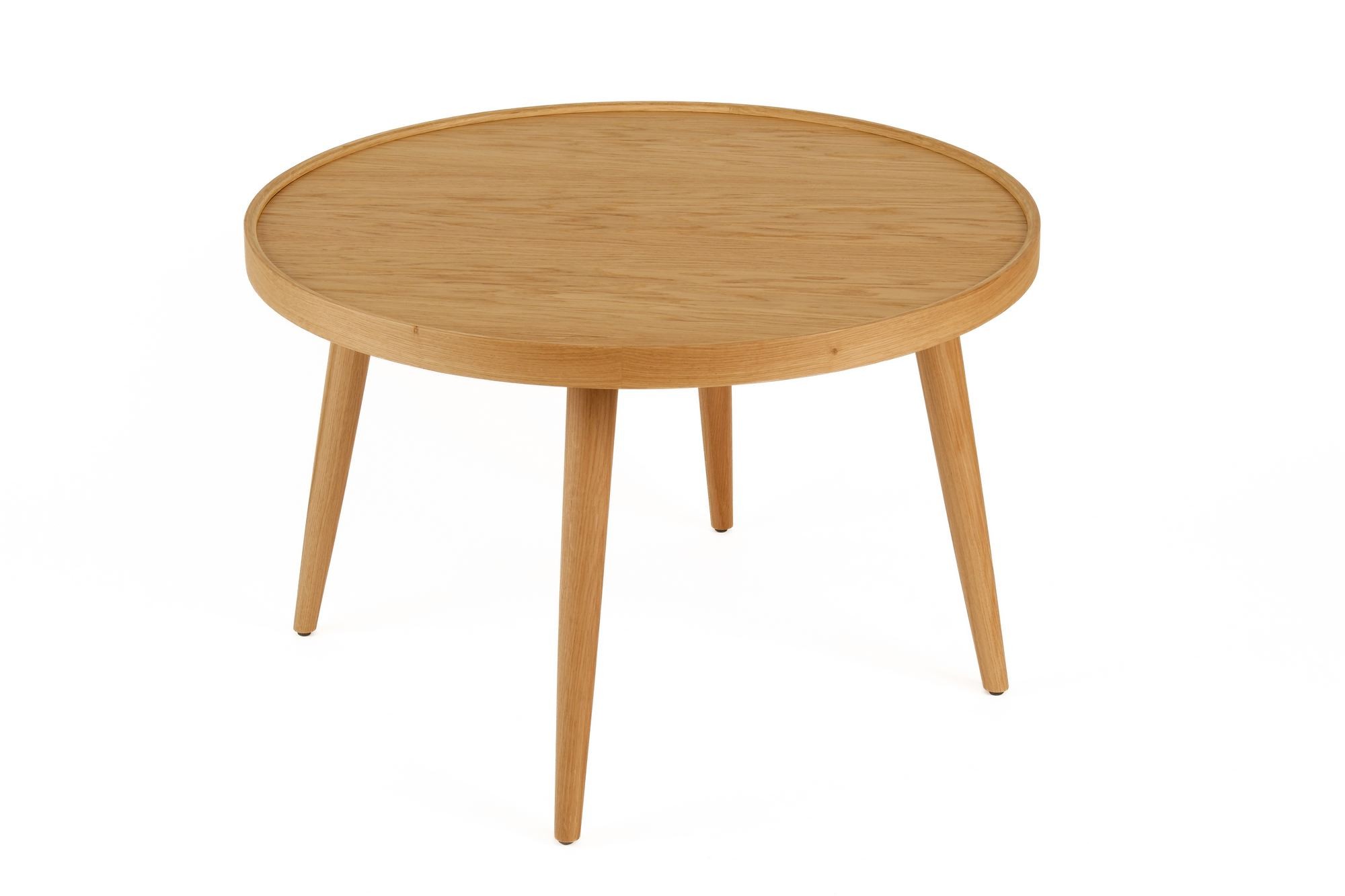 Masă de cafea Polen 80, 80 x 48 x 80 cm, MDF, design compact — imaginea 2