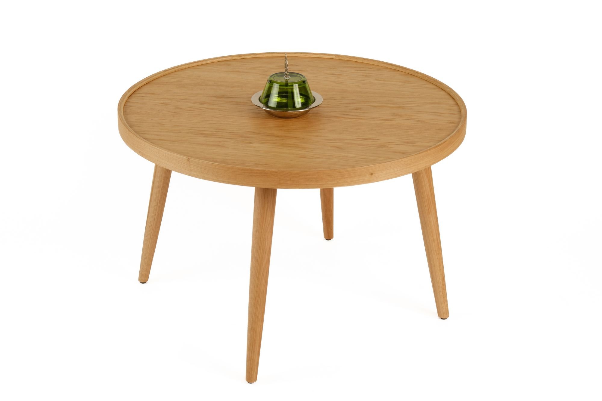 Masă de cafea Polen 80, 80 x 48 x 80 cm, MDF, design compact — imaginea 3