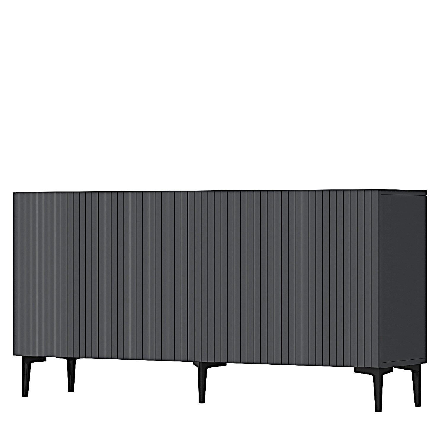 Consola Zeynep 150, 150 x 75 x 32 cm, PAL melaminat, spatiu de depozitare, fixare pe perete — imaginea 2