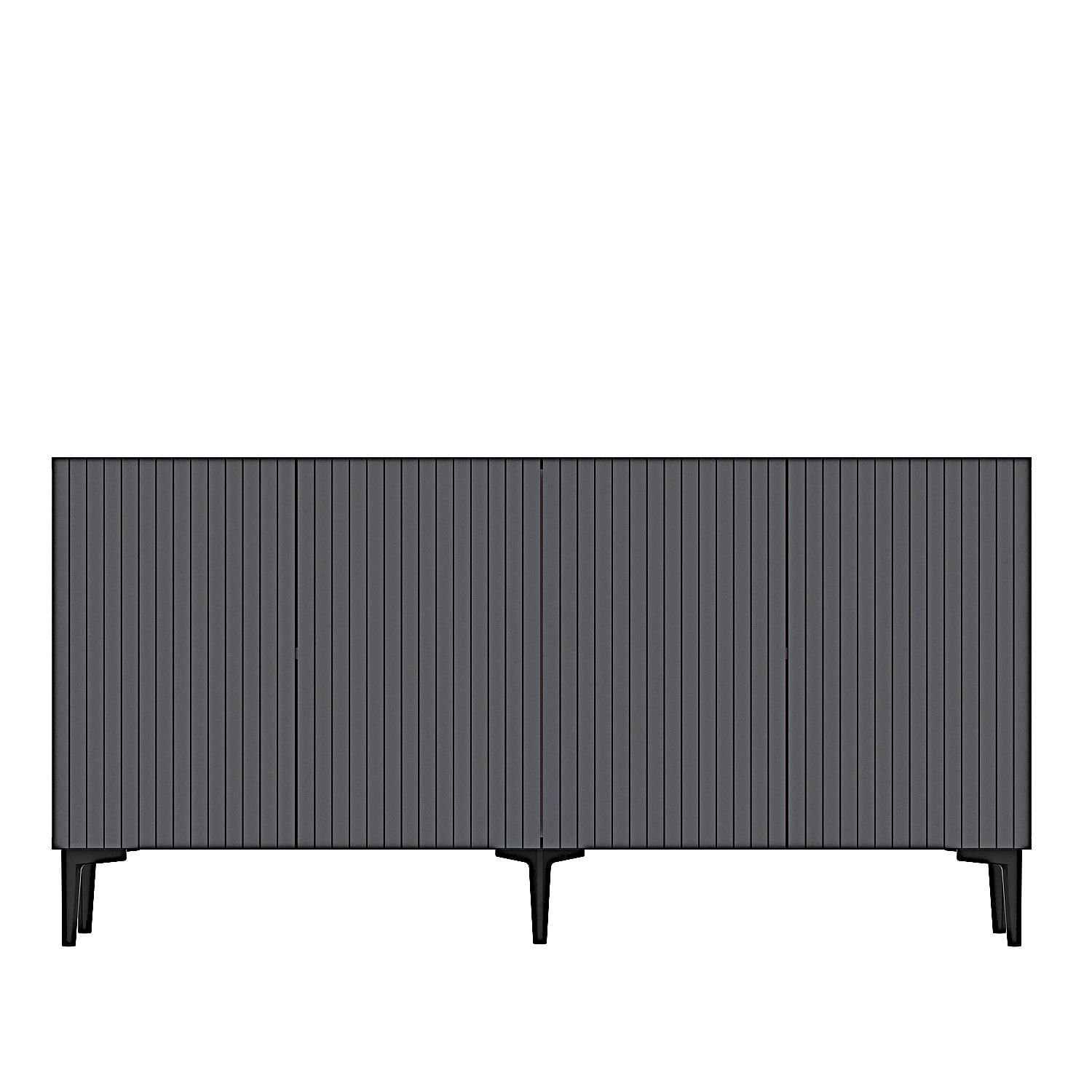 Consola Zeynep 150, 150 x 75 x 32 cm, PAL melaminat, spatiu de depozitare, fixare pe perete — imaginea 7