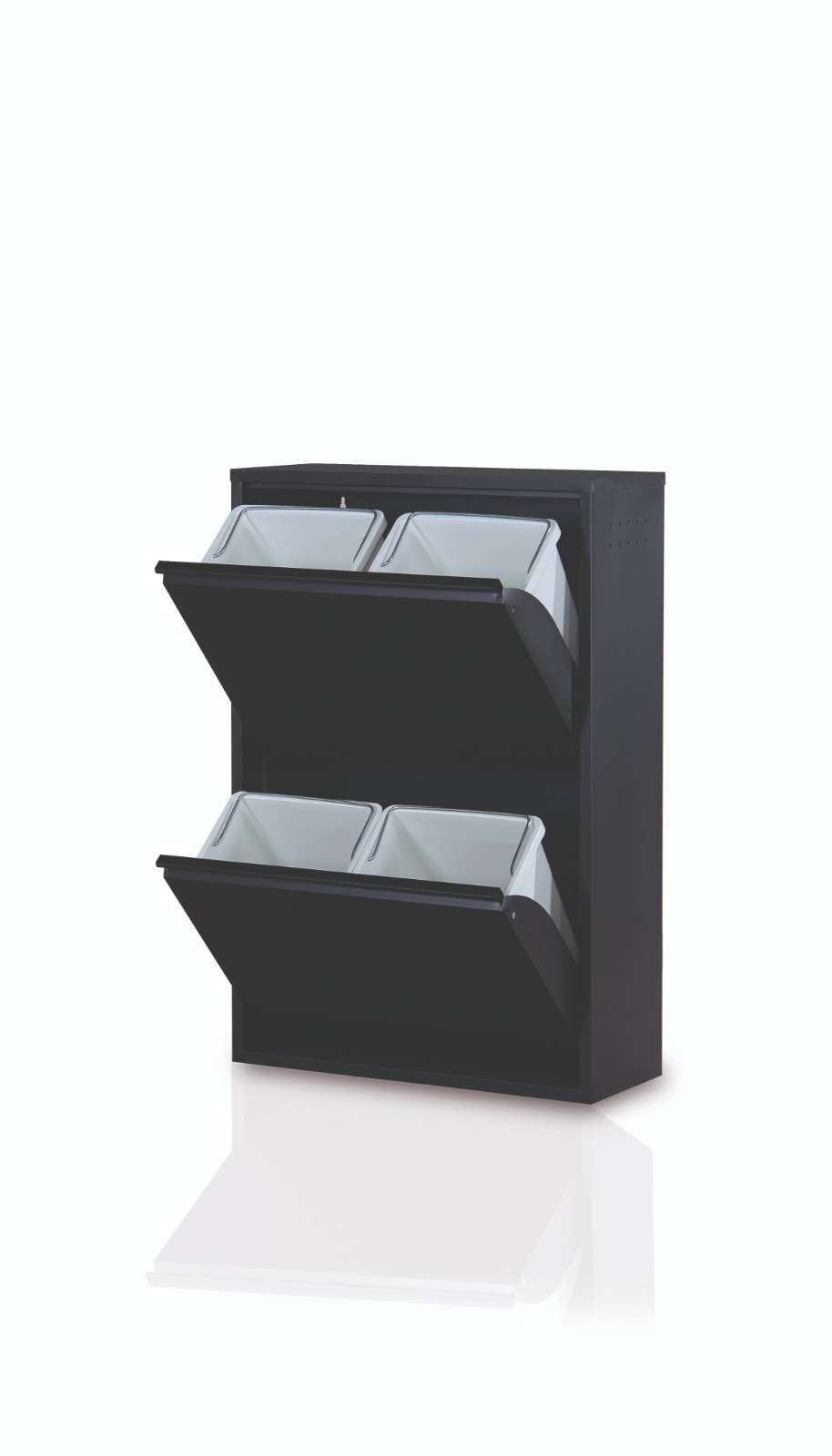 Dulap Forto 4, 62 x 92 x 25 cm, metal, fixare pe perete — imaginea 2