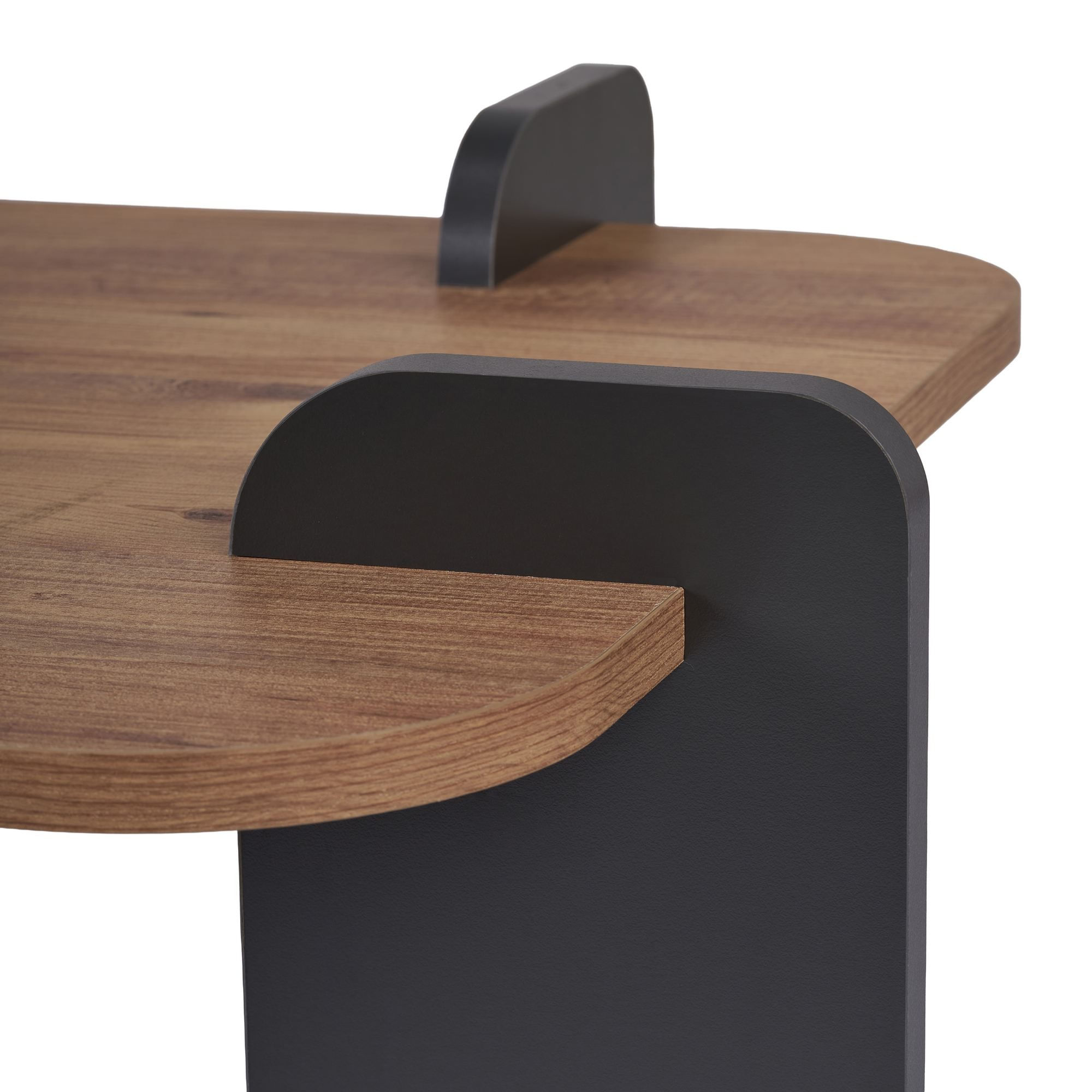 Masă de cafea Renard, 147 x 35 x 87 cm, PAL melaminat, design compact — imaginea 6