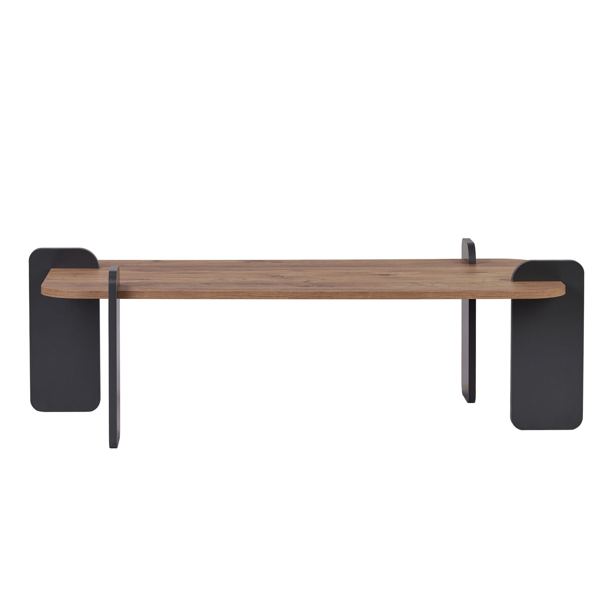 Masă de cafea Renard, 147 x 35 x 87 cm, PAL melaminat, design compact — imaginea 7