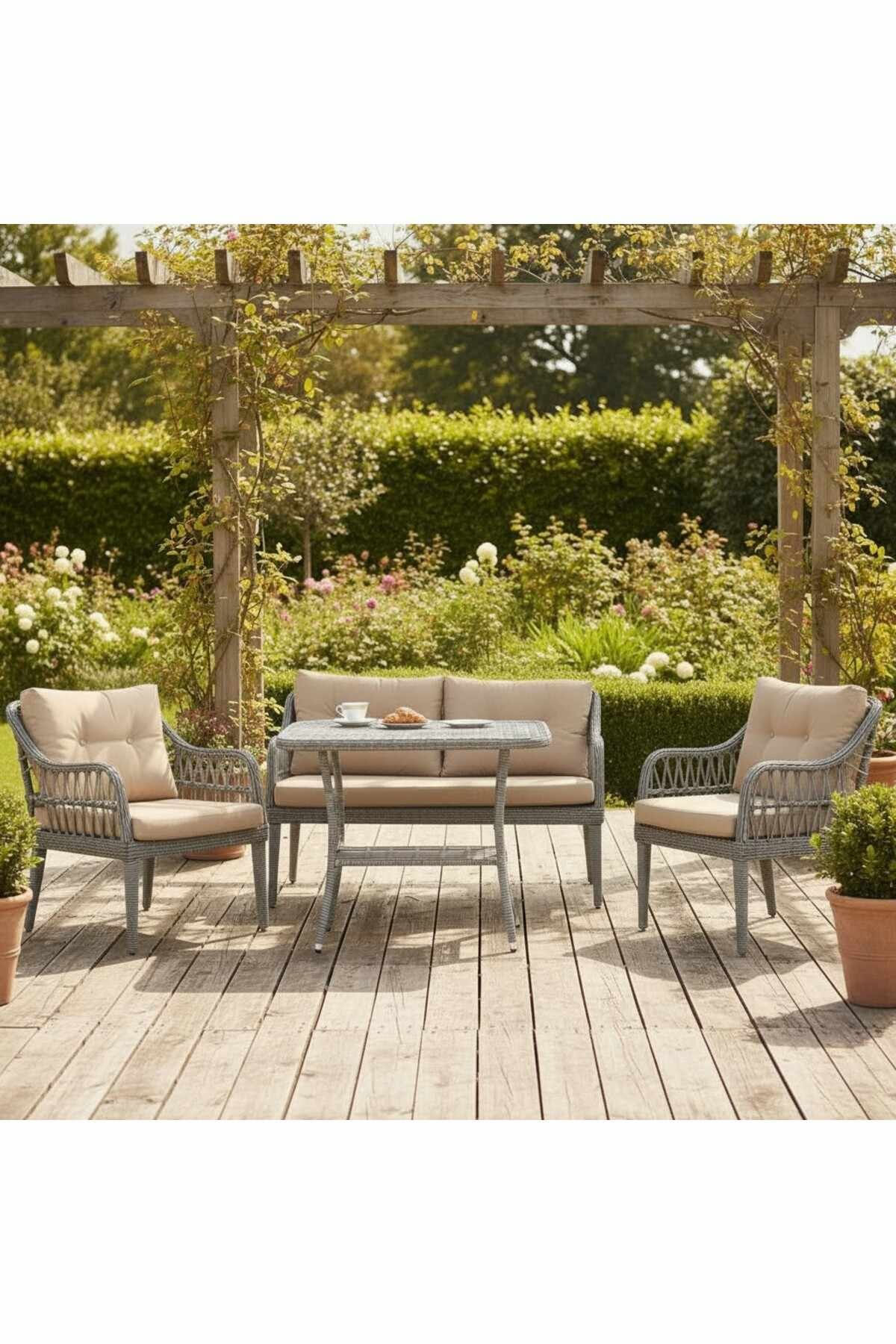 Set lounge grădină Fiori, 120 x 78 x 56 cm — imaginea 3