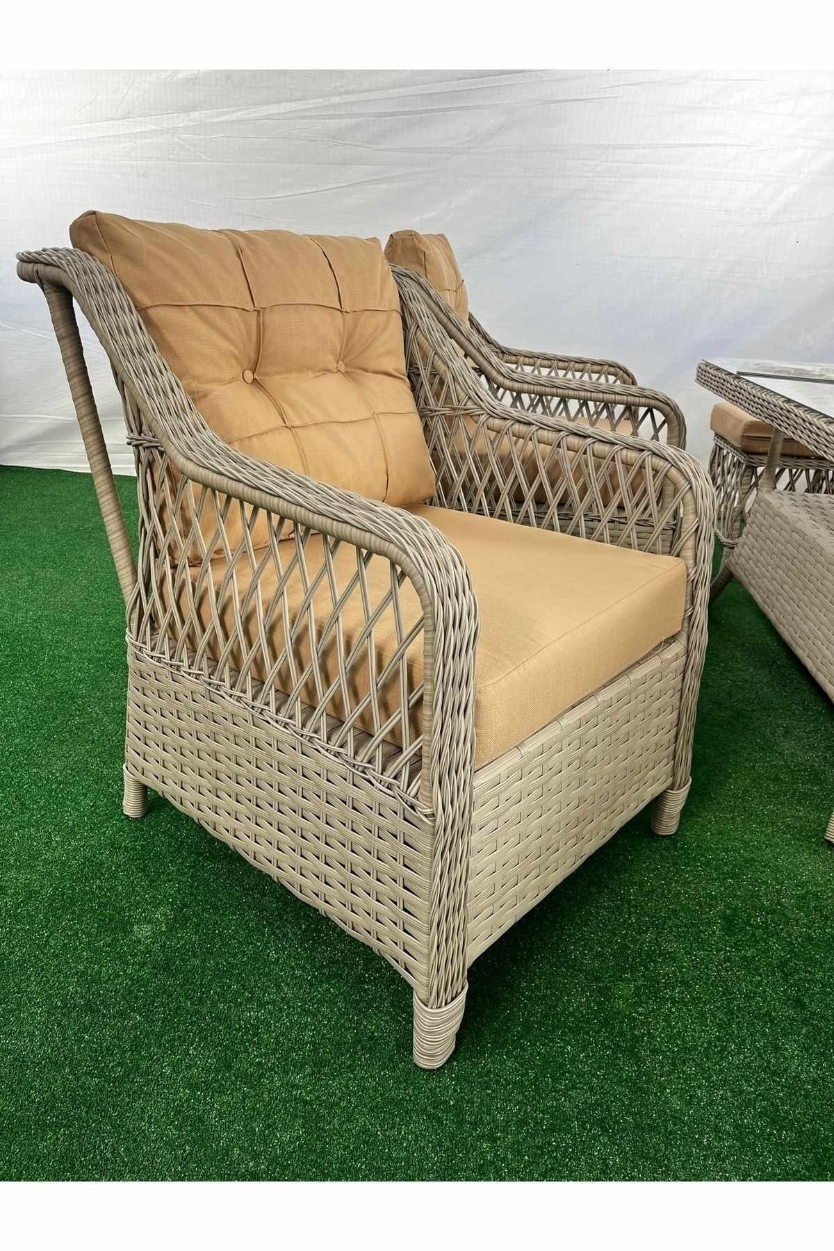 Set lounge grădină Petra, 175 x 78 x 60 cm — imaginea 4