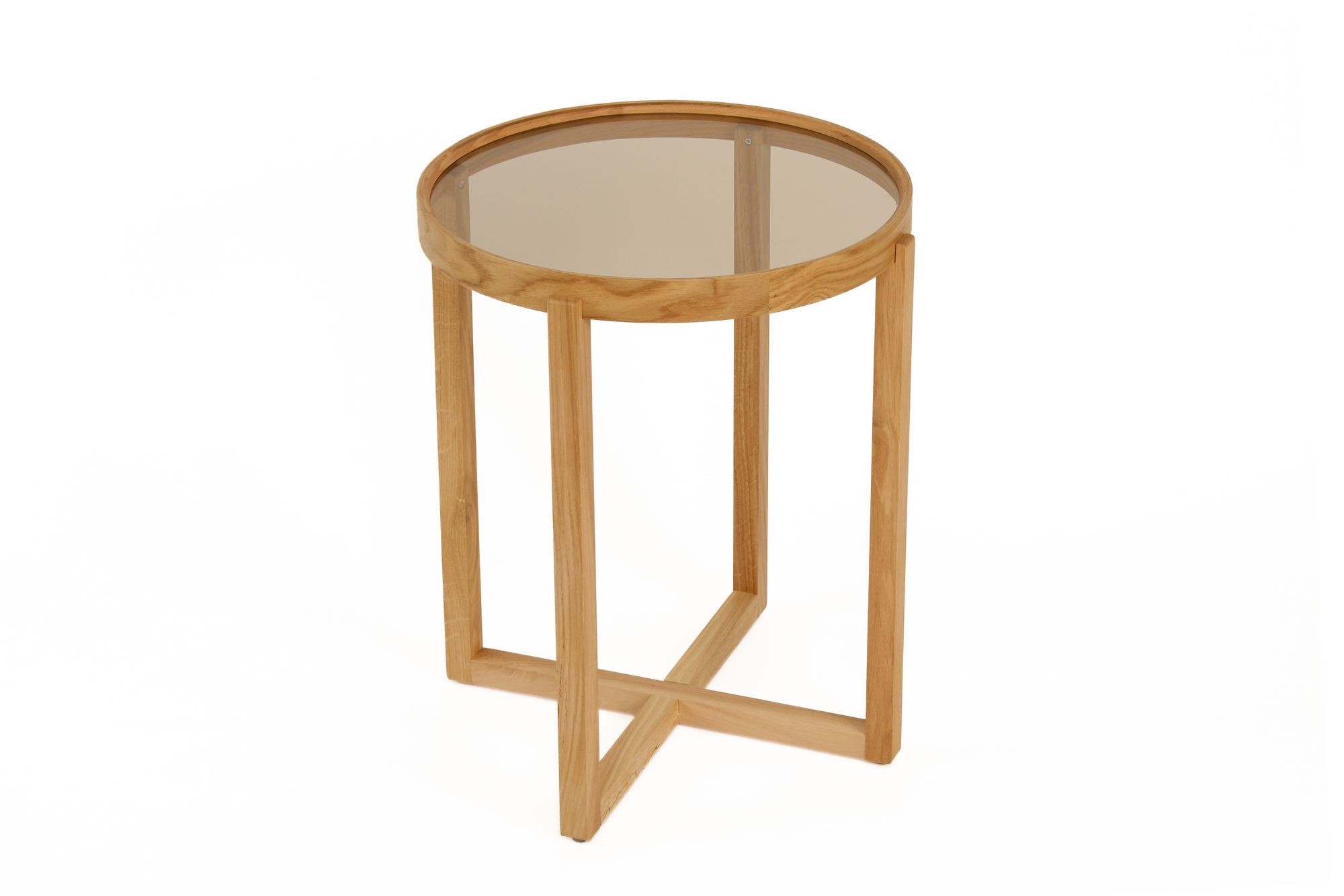 Set măsuțe suprapuse, 3 piese Milas 3, 45 x 55 x 45 cm, lemn — imaginea 3