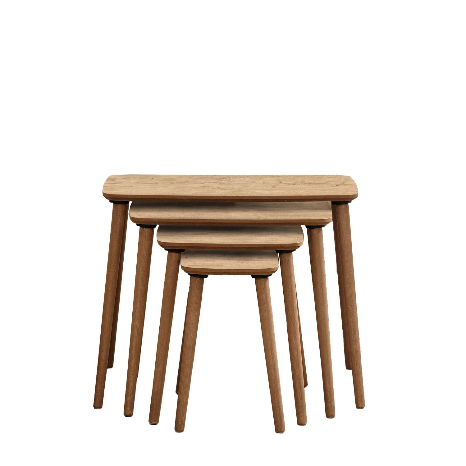 Set măsuțe suprapuse, 4 piese Luci, 70 x 55 x 40 cm, MDF — imaginea 6