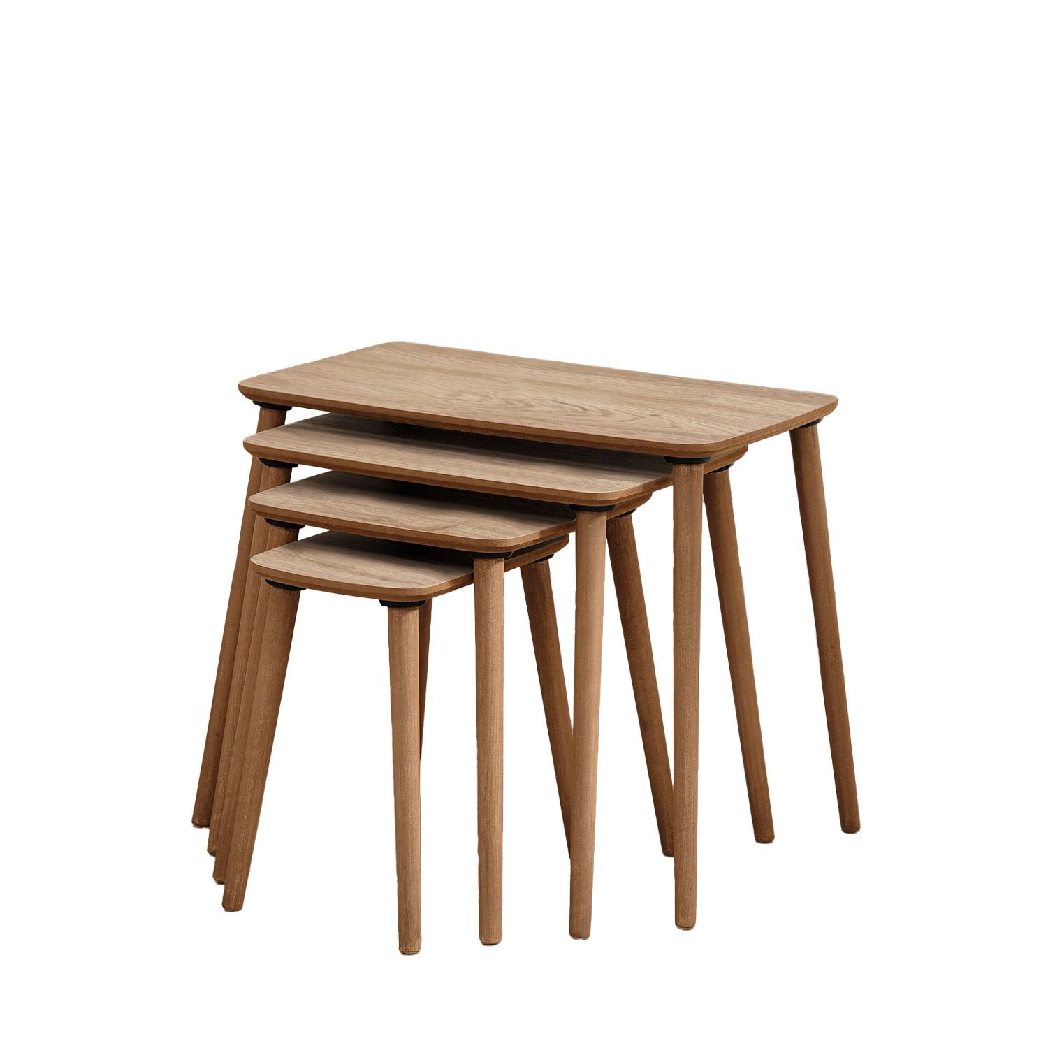 Set măsuțe suprapuse, 4 piese Luci, 70 x 55 x 40 cm, MDF — imaginea 7