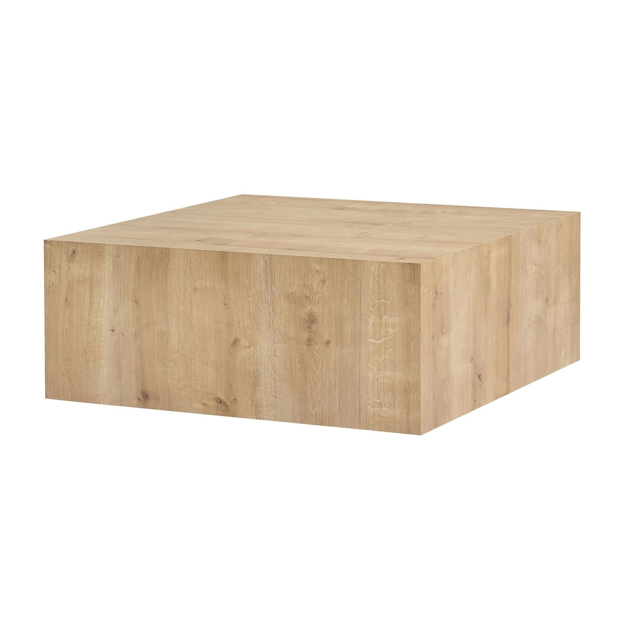Masă de cafea Prizma, 90 x 35 x 90 cm, MDF, design compact — imaginea 3